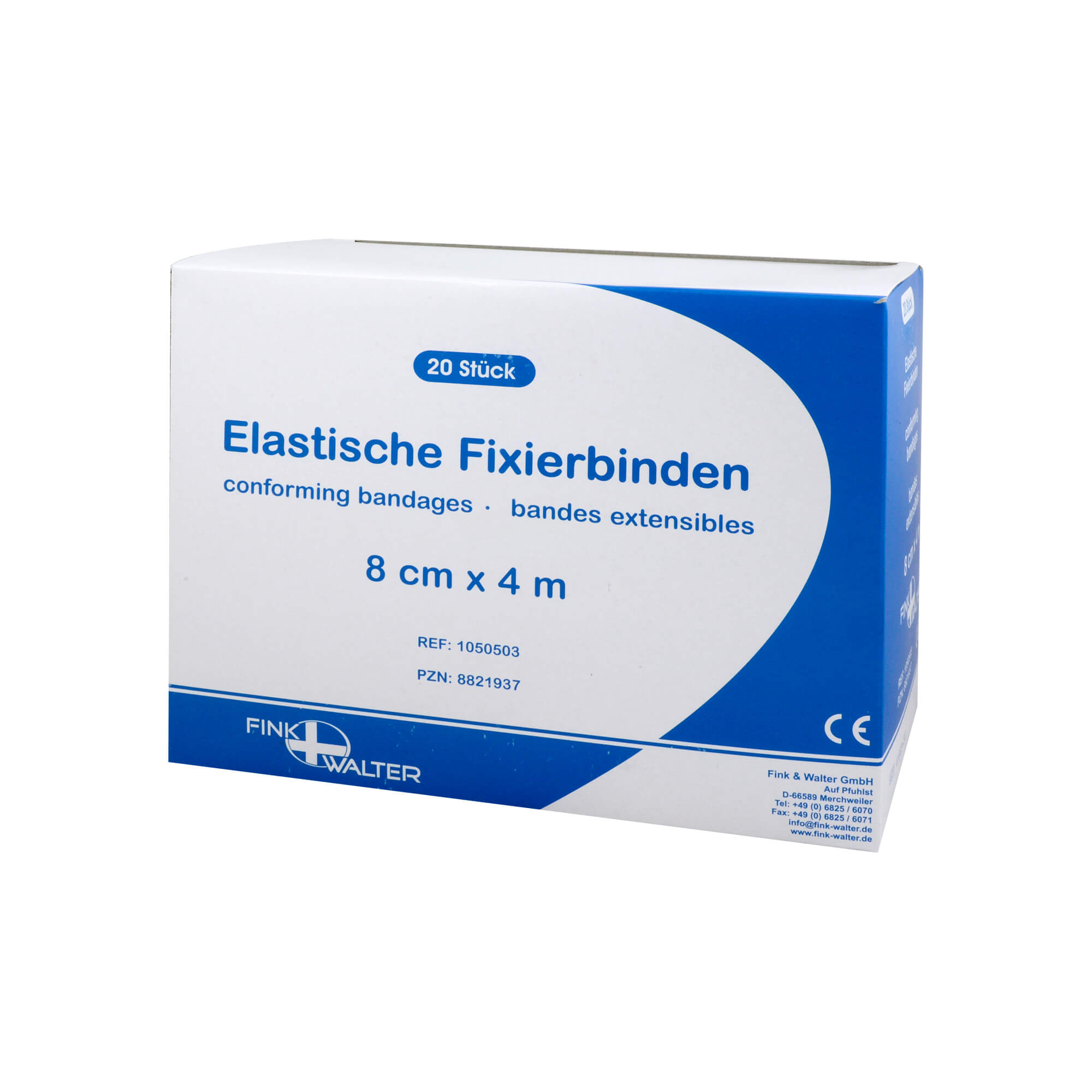 Fixierbinde elastisch 8 cm x 4 m lose