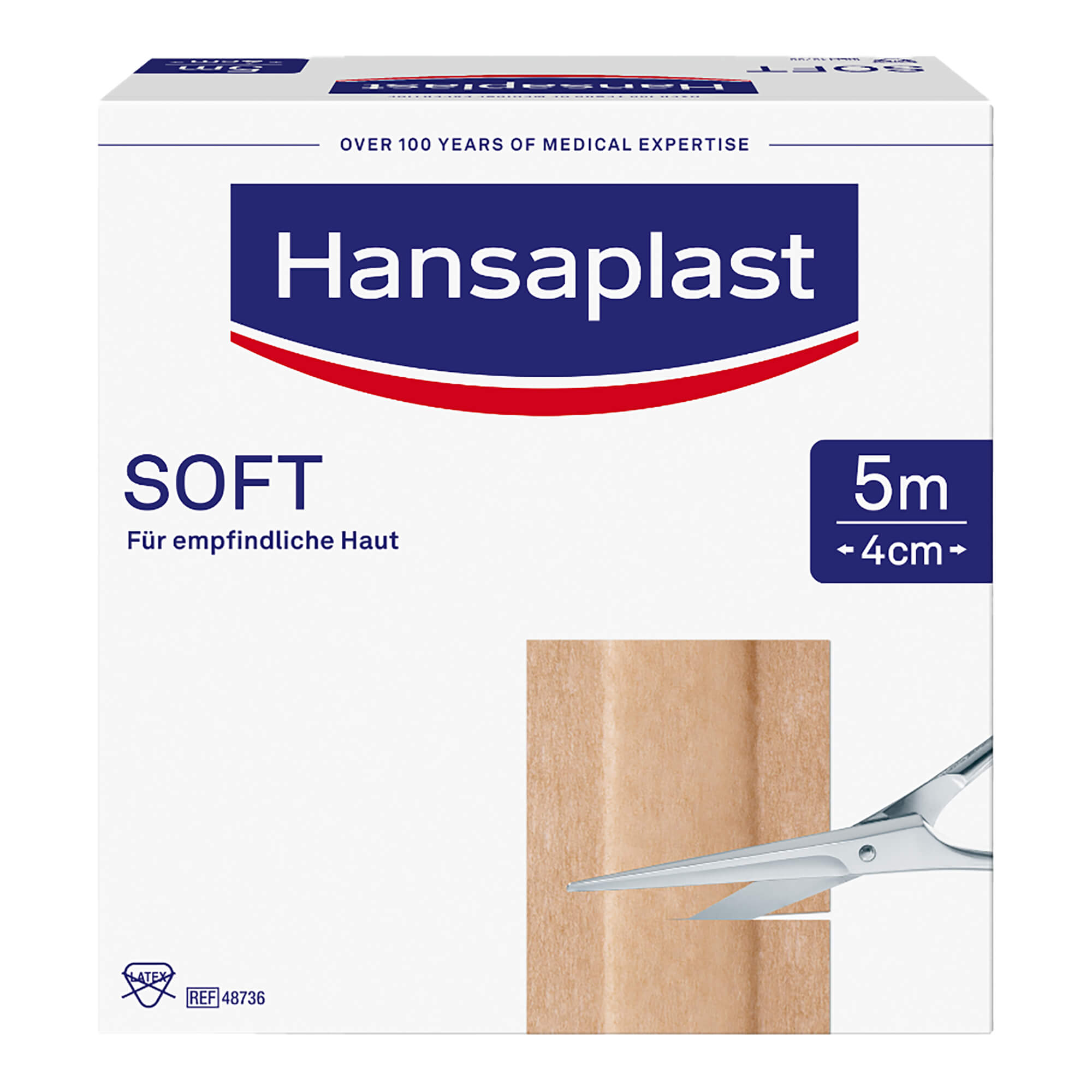 Hansaplast Soft Pflaster 5mx4cm Rolle