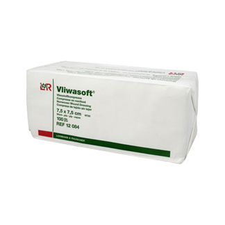 Vliwasoft Vlieskompressen 7,5x7,5cm 6-lagig unsteril