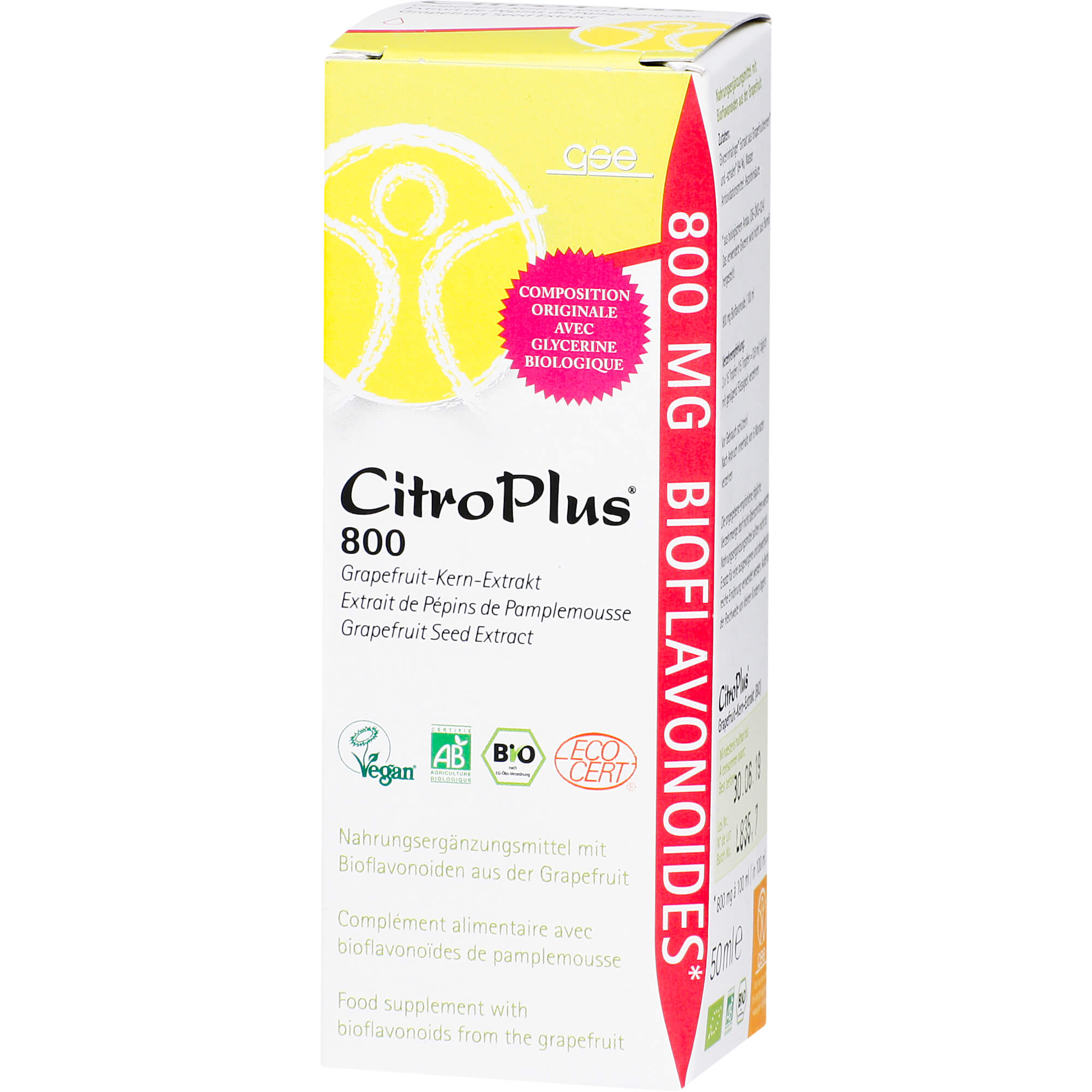 Citroplus 800 Bio Grapefruit Kern Extrakt Liquidum