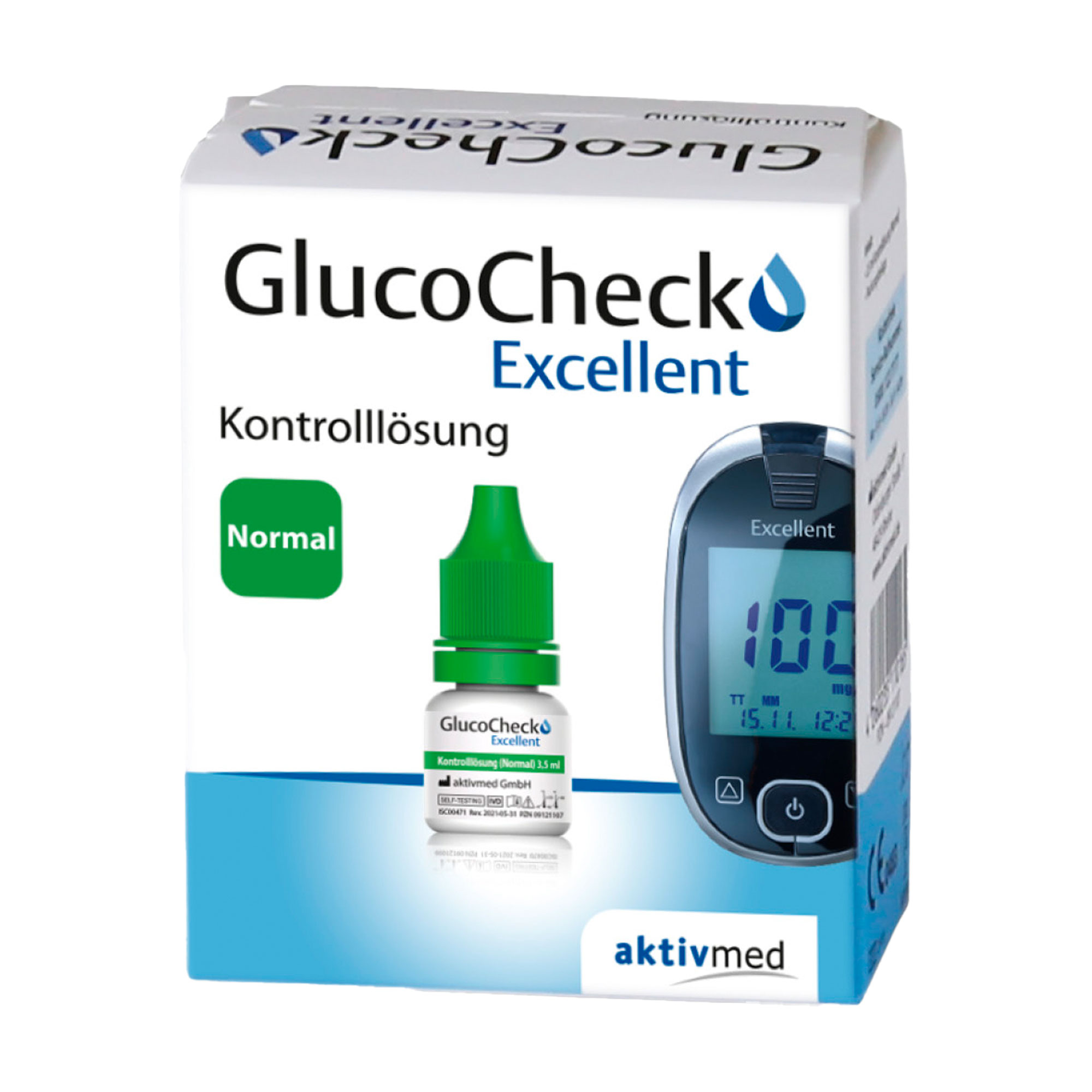 Gluco Check Excellent Kontroll Lösung normal