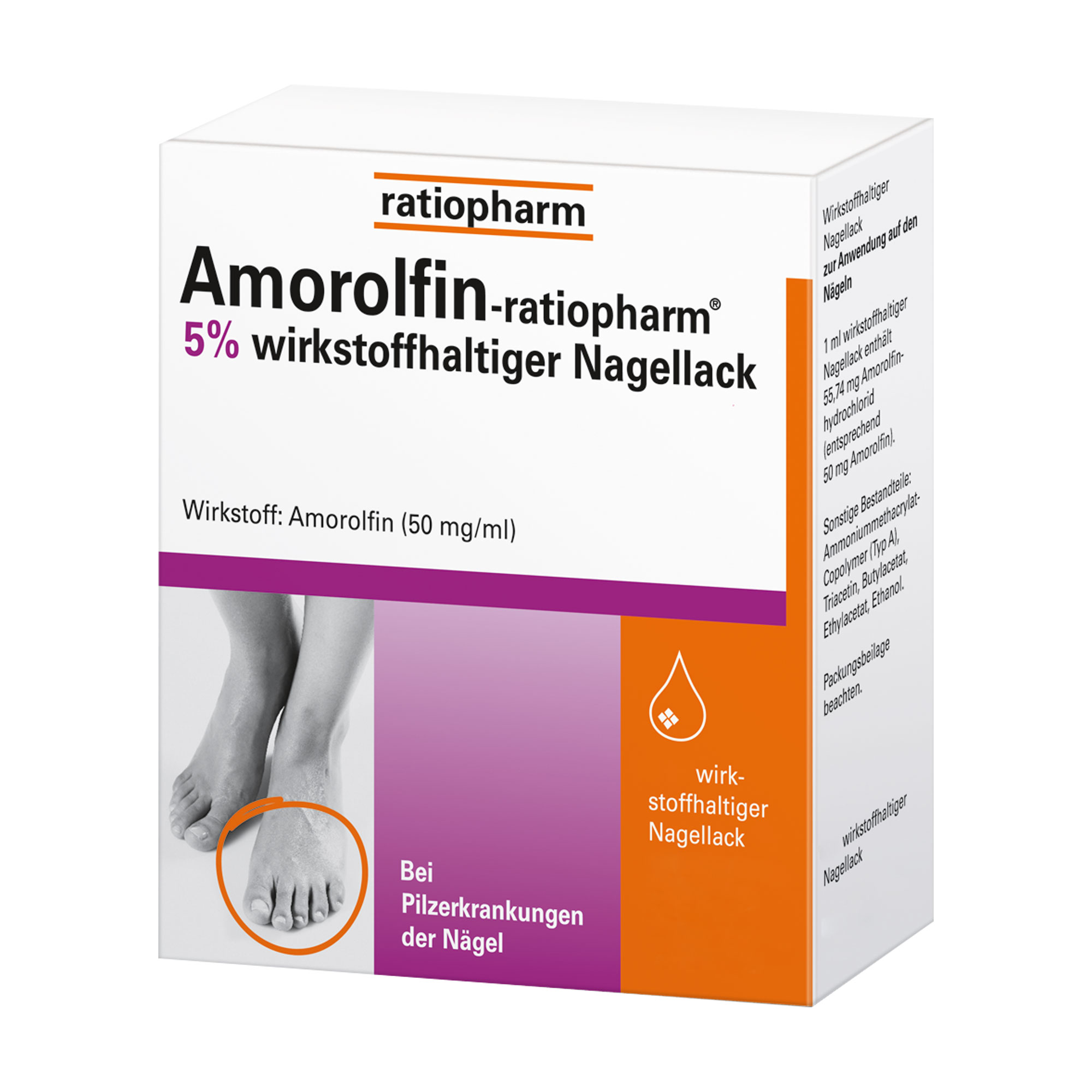 Amorolfin Ratiopharm 5% Wirkstoffhaltiger Nagellack - None