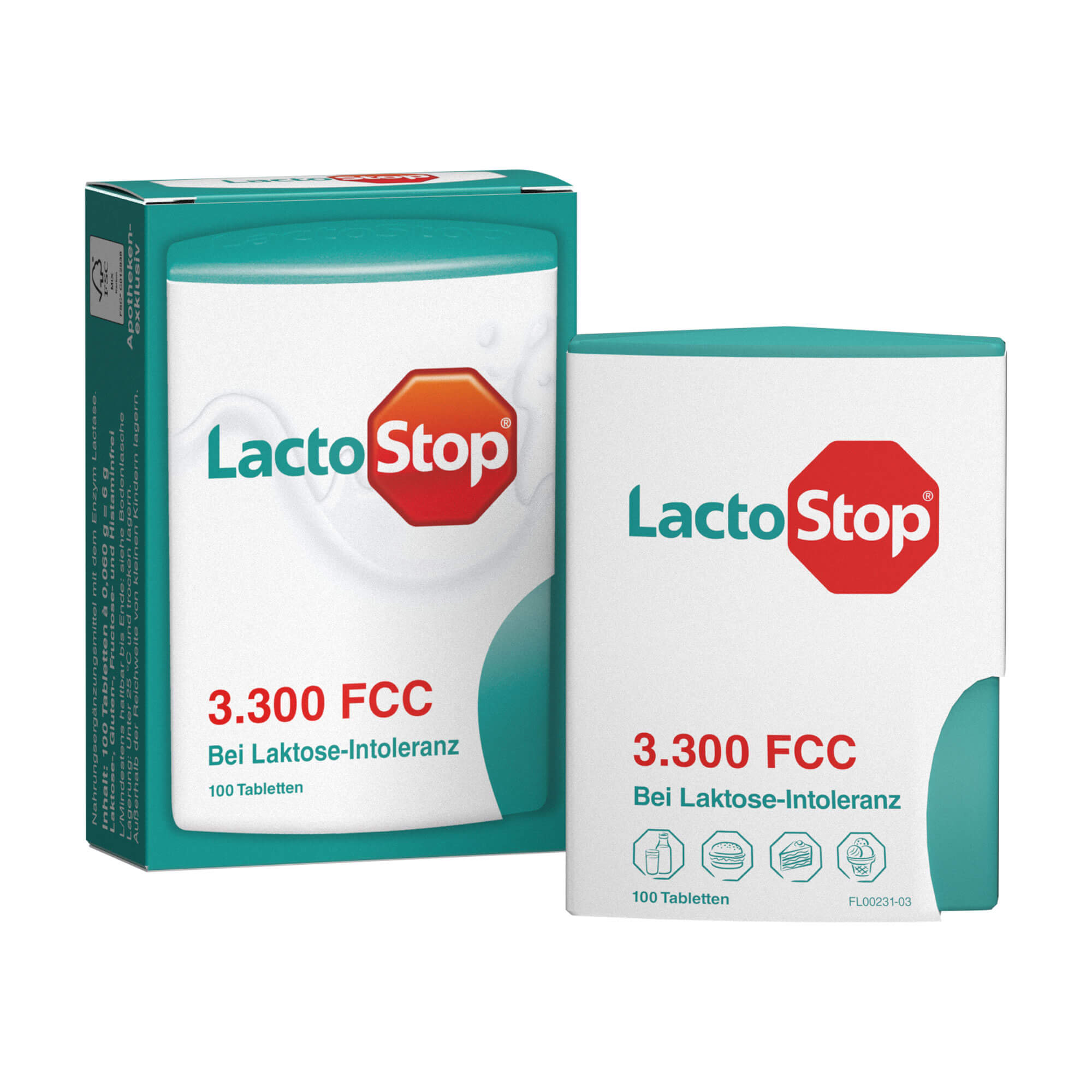 Lactostop 3.300 FCC Tabletten Klickspender