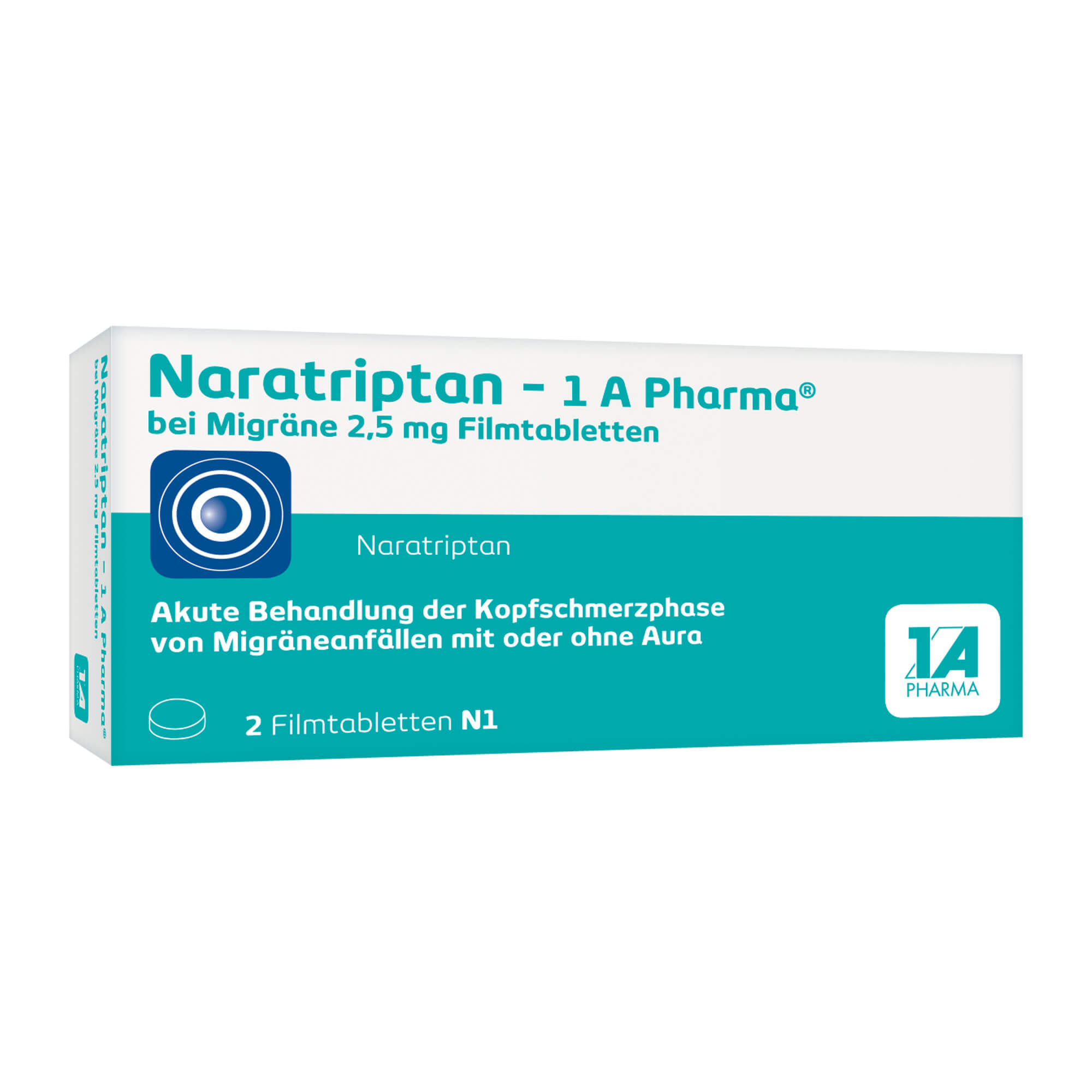 Naratriptan 1A Pharma Bei Migräne 2,5 Mg Filmtabletten - None