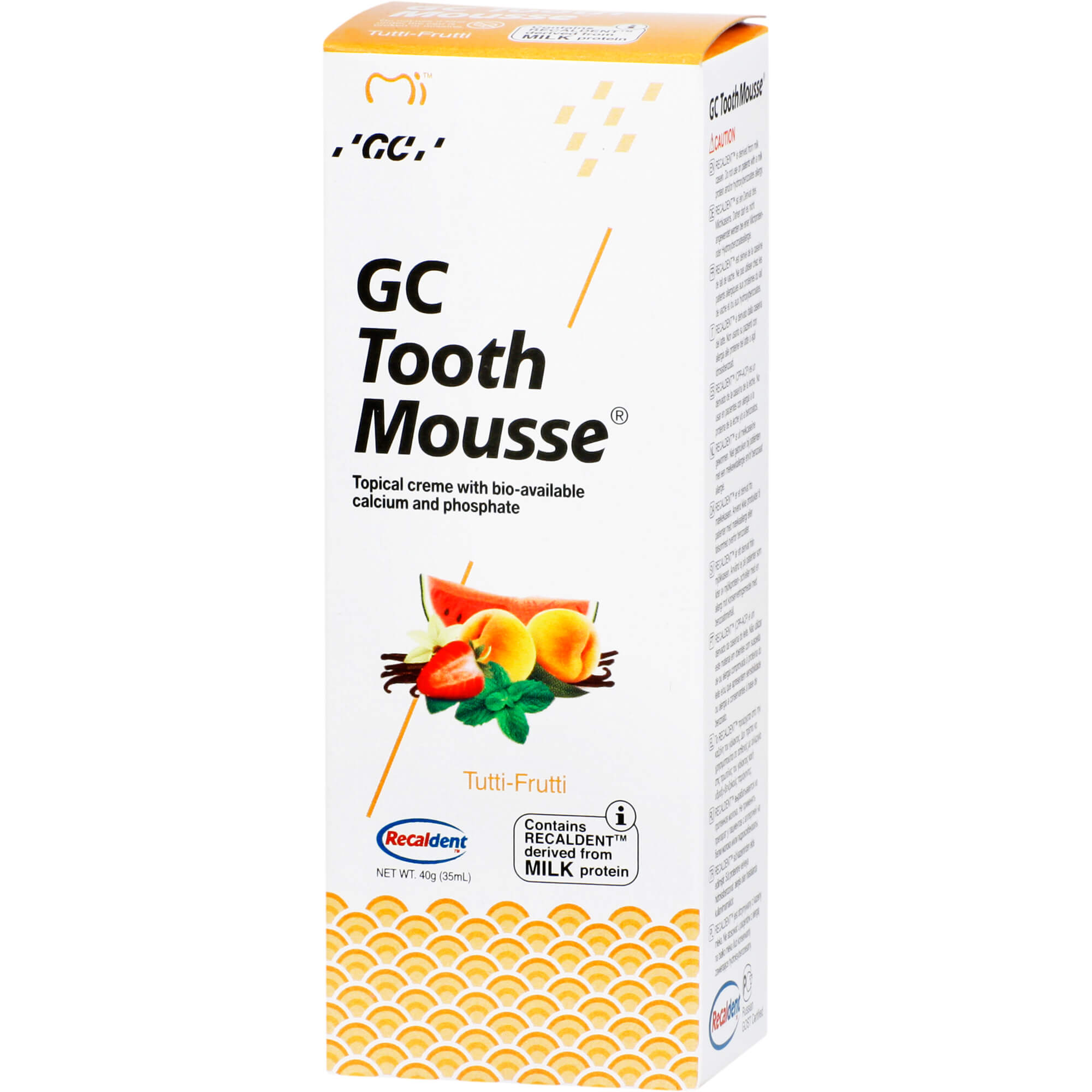 Gc Tooth Mousse Tutti-Fruiti - None