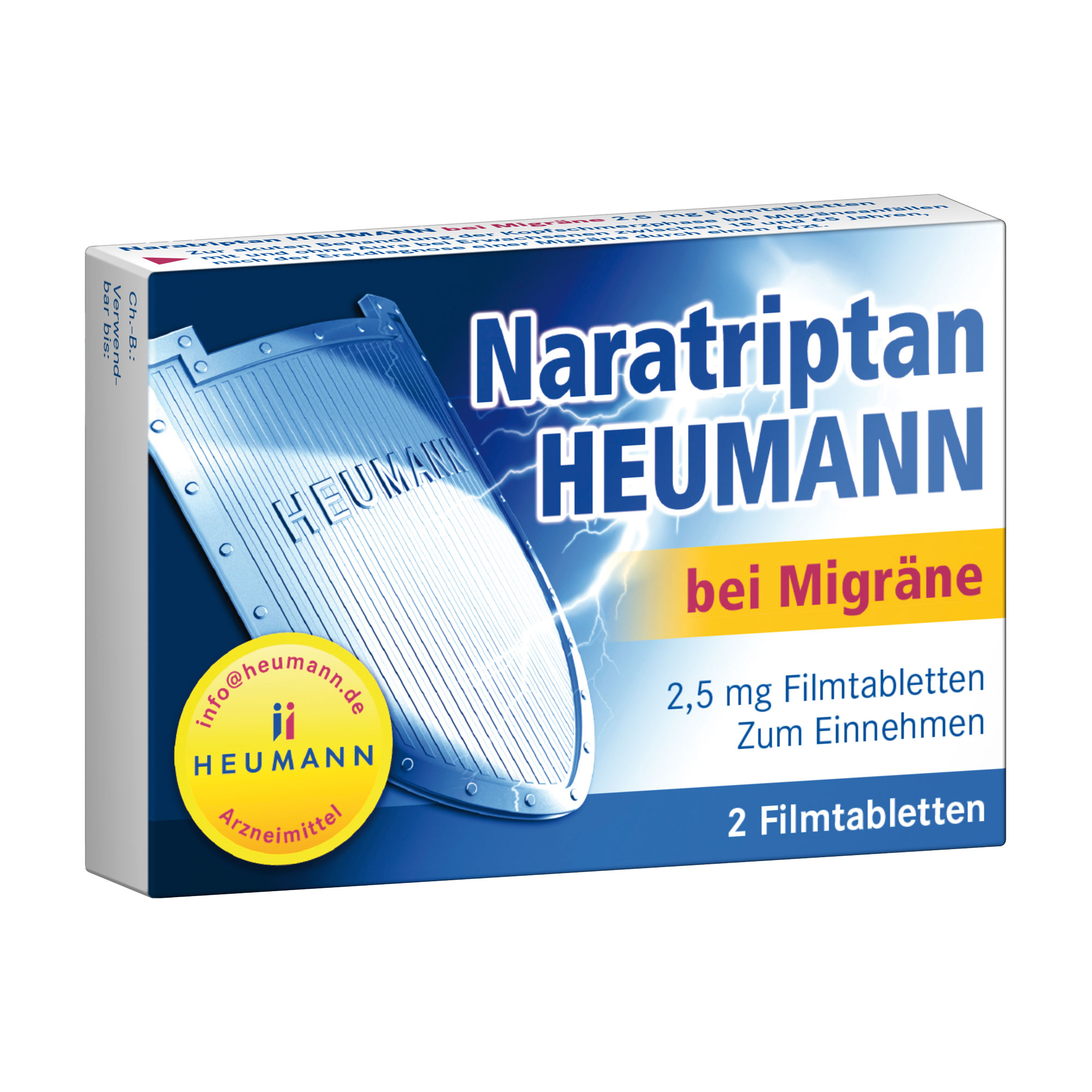 Naratriptan Heumann Bei Migräne 2,5 Mg Filmtabletten - None