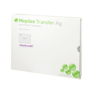 Mepilex Transfer Ag Schaumverband 10X12,5 Cm - None