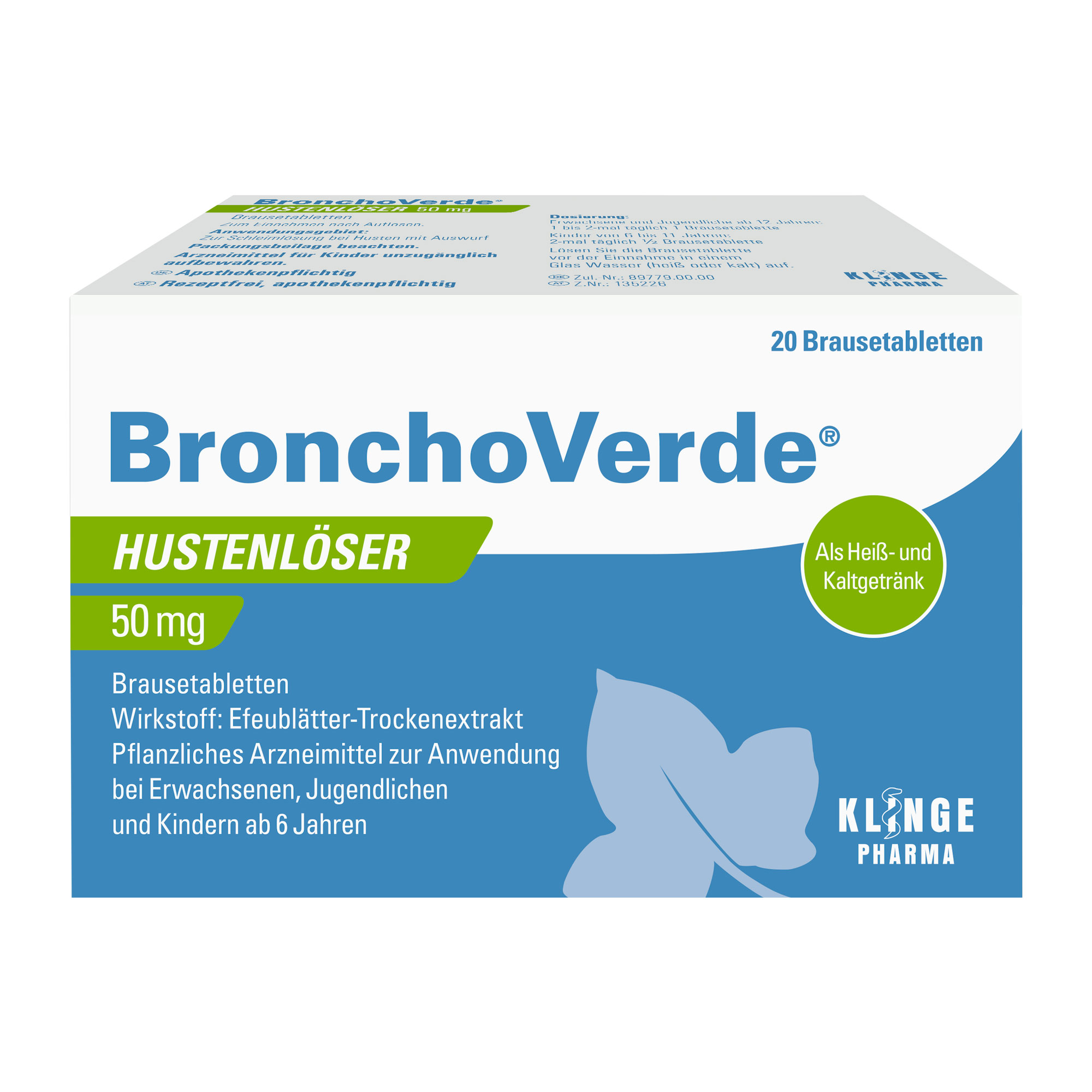 Bronchoverde Hustenlöser 50 Mg Brausetabletten - None