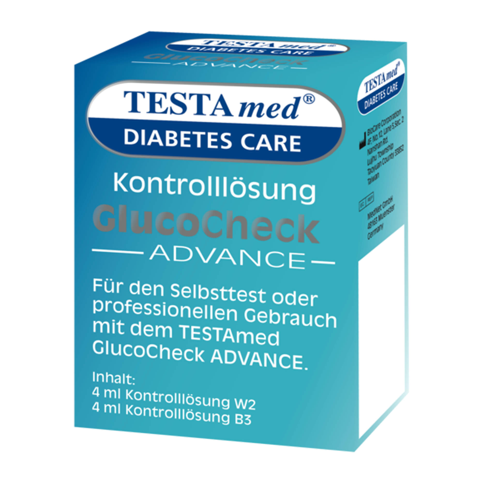 Testamed Glucocheck Advance Kontrolllösung