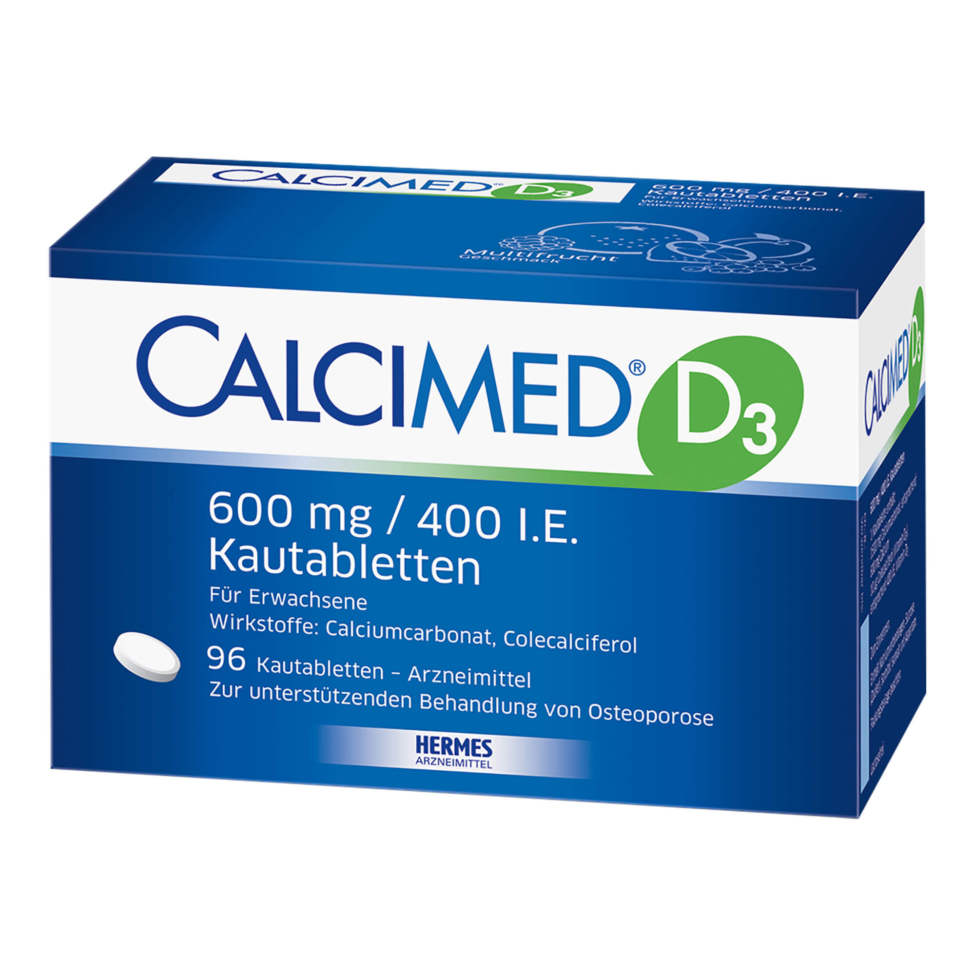 Calcimed D3 600 Mg/400 I.E. Kautabletten - None