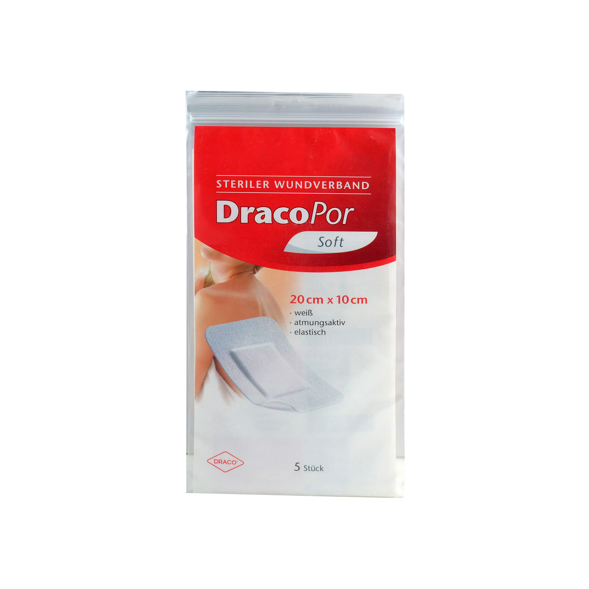 Dracopor Wundverband 10X20 Cm Steril - None