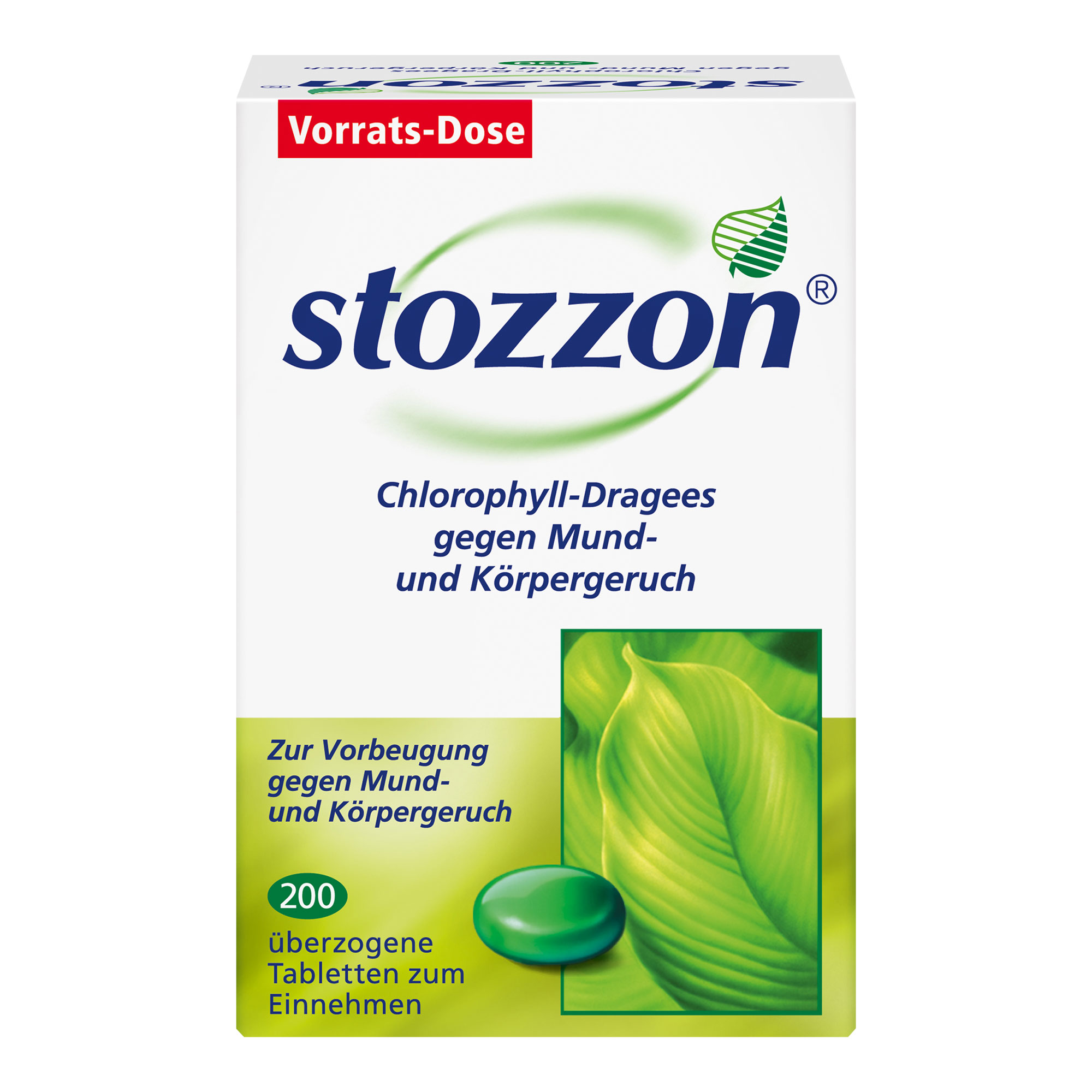 Stozzon Chlorophyll überzogene Tabletten