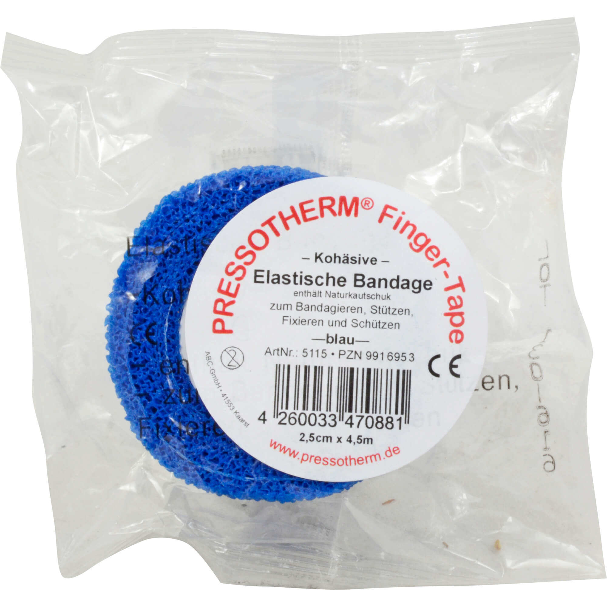 Pressotherm Finger-Tape blau