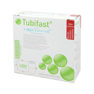 Tubifast 2-Way-Stretch 3,5cmx10m rot Schlauchv.