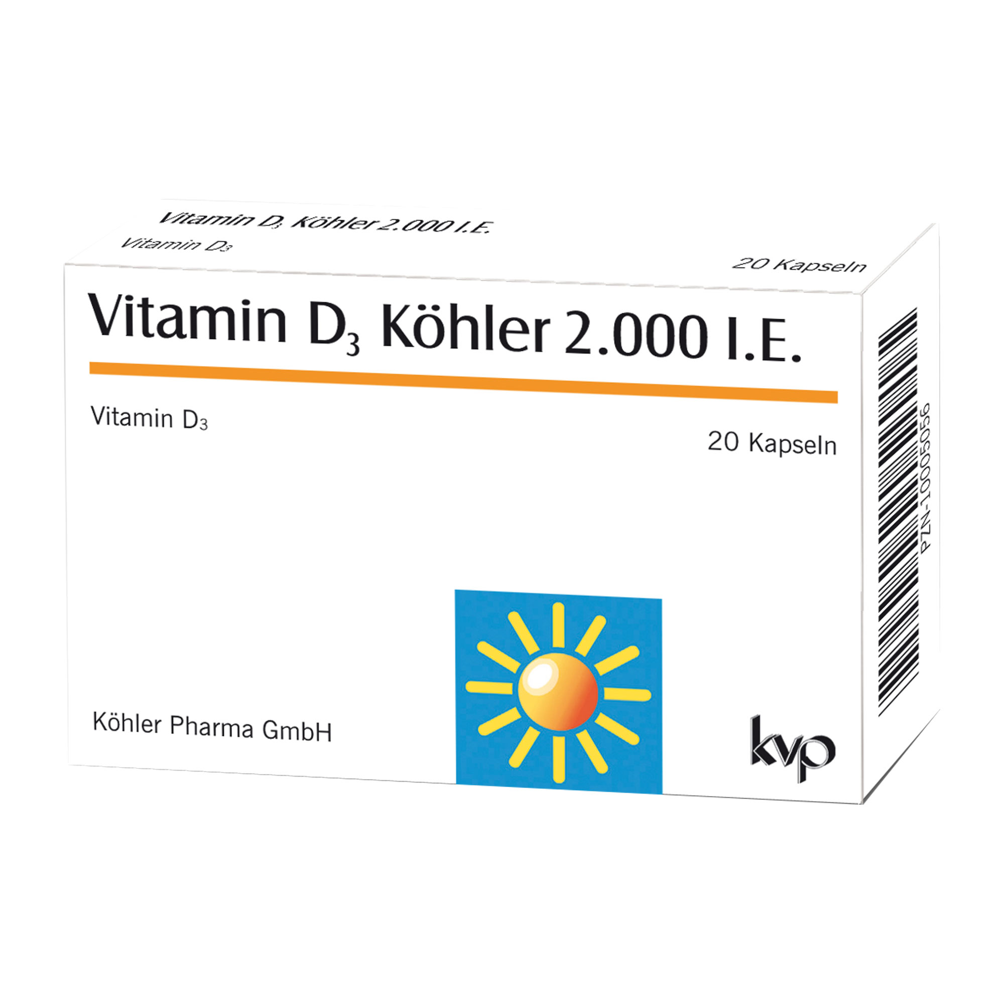 Vitamin D3 Köhler 2.000 I.E. - None