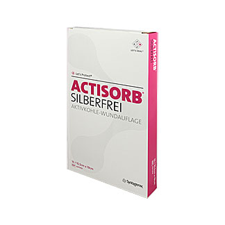 Actisorb Silberfrei 10,5X19 Cm Kompressen - None