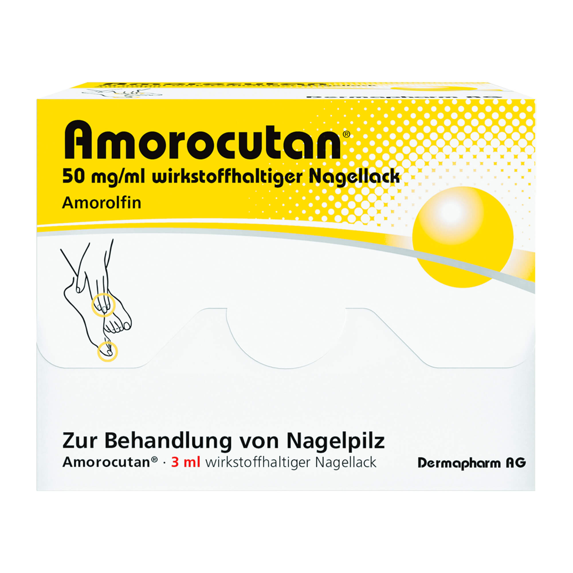 Amorocutan 50 Mg/Ml Wirkstoffhaltiger Nagellack - None