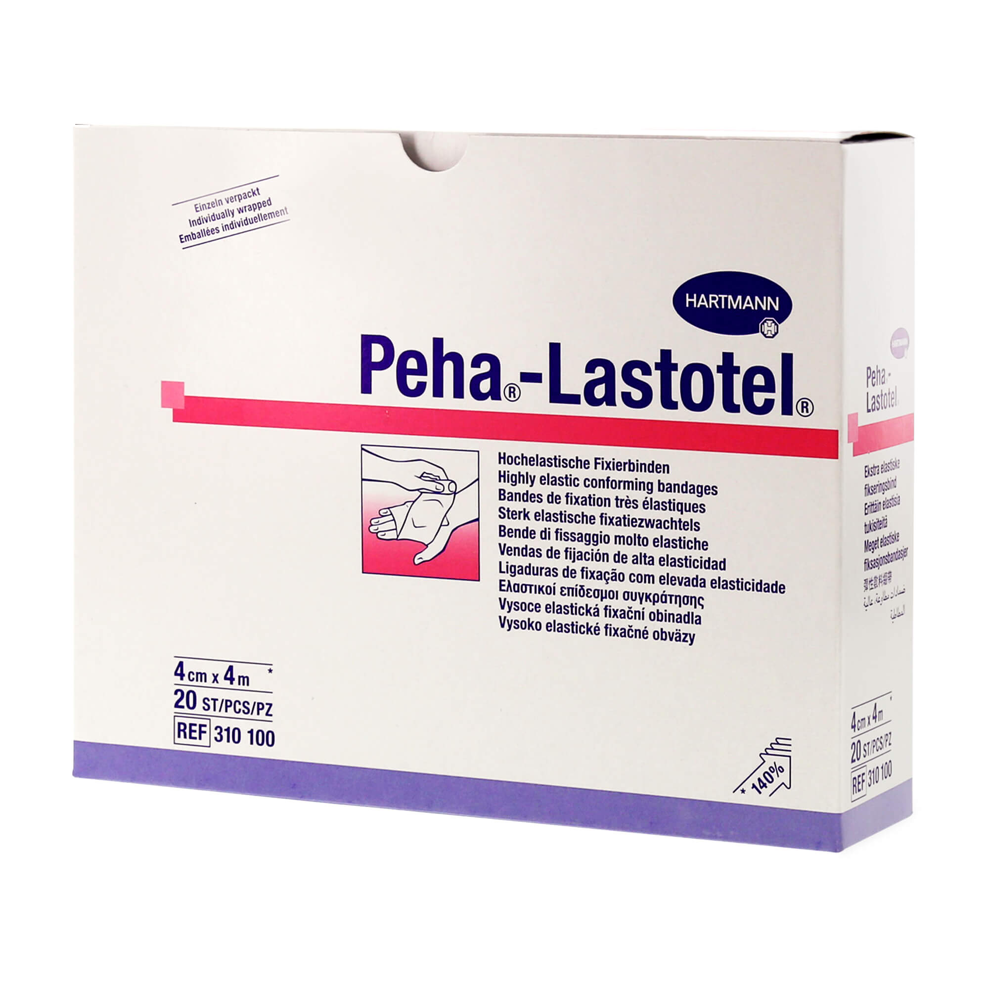 Peha-Lastotel Fixierbinde 4 cm x 4 m