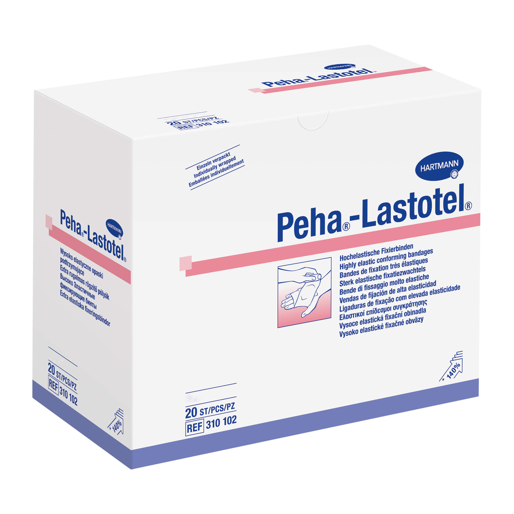 Peha-Lastotel Fixierbinde 6 Cmx4 M - None