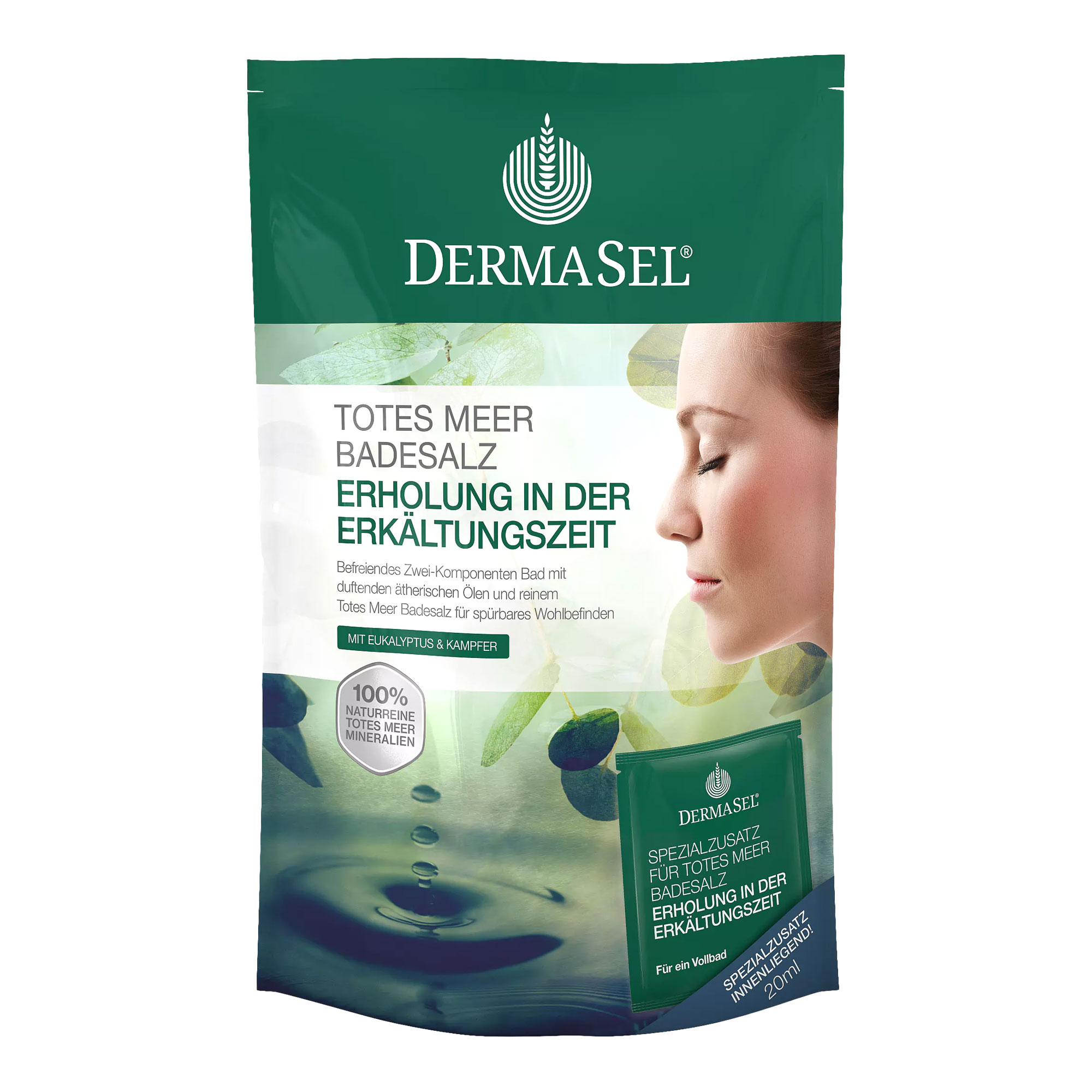 Dermasel Totes Meer Badesalz + Erkältungszeit Spa - None