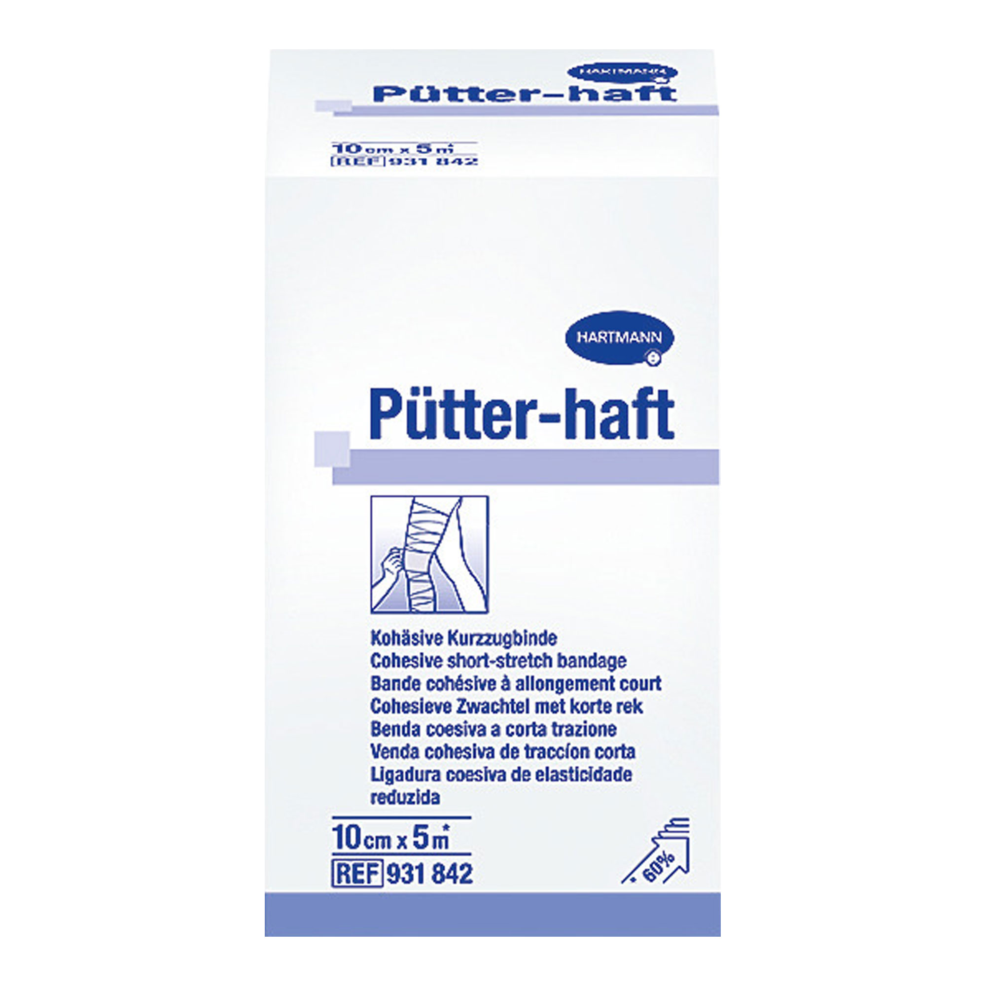 Pütter-Haft Binde 10 Cm X 5 M - None