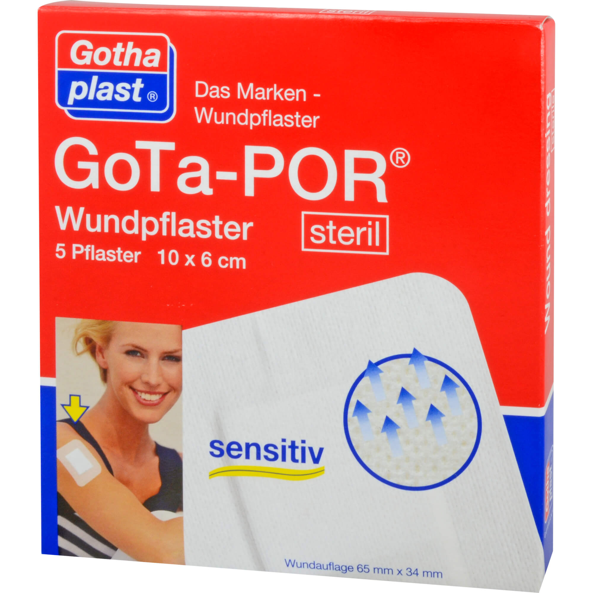 Gota-Por Wundpflaster Steril (Hypoallergen) 100 X 60 Mm - None