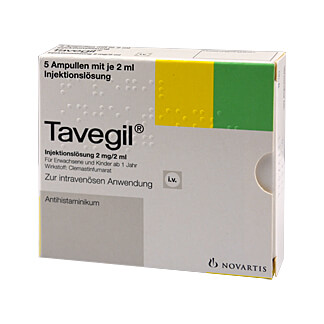 Tavegil Injektionslösung 2 Mg/2 Ml Ampullen - None