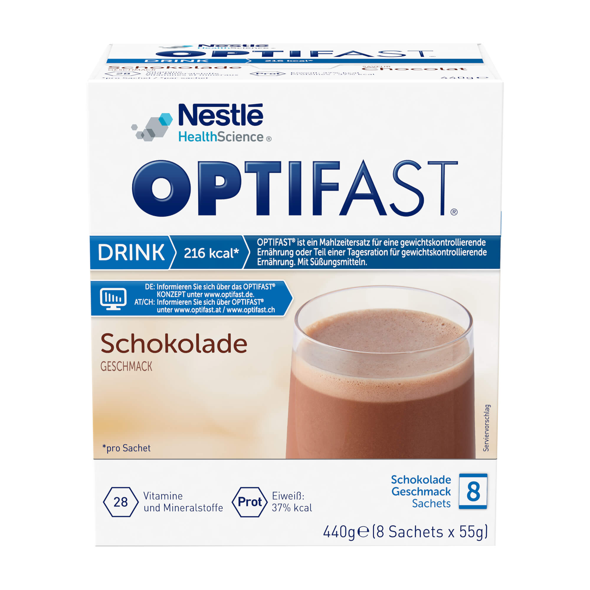 Optifast home Drink Schokolade Pulver