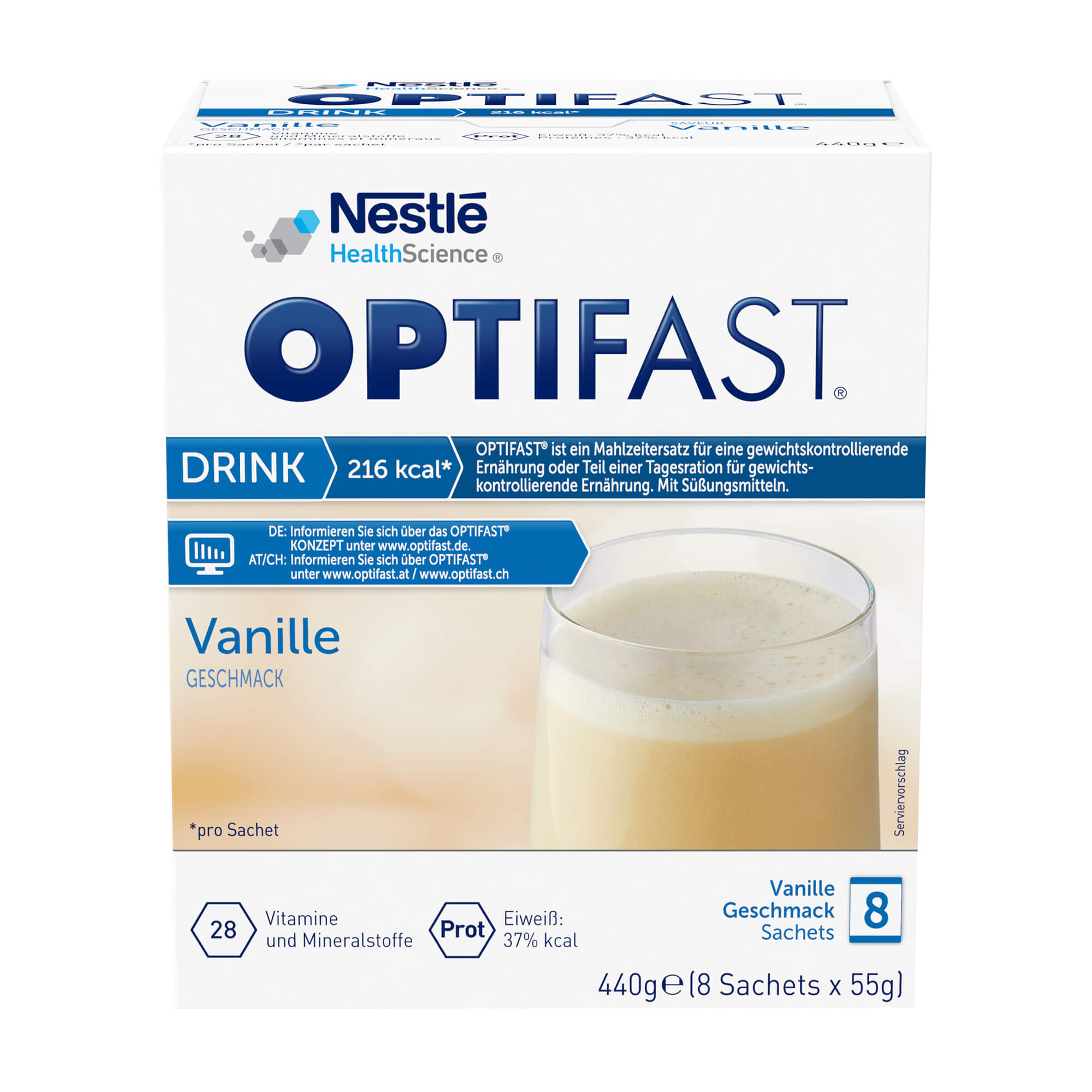 Optifast Home Drink Vanille Pulver - None