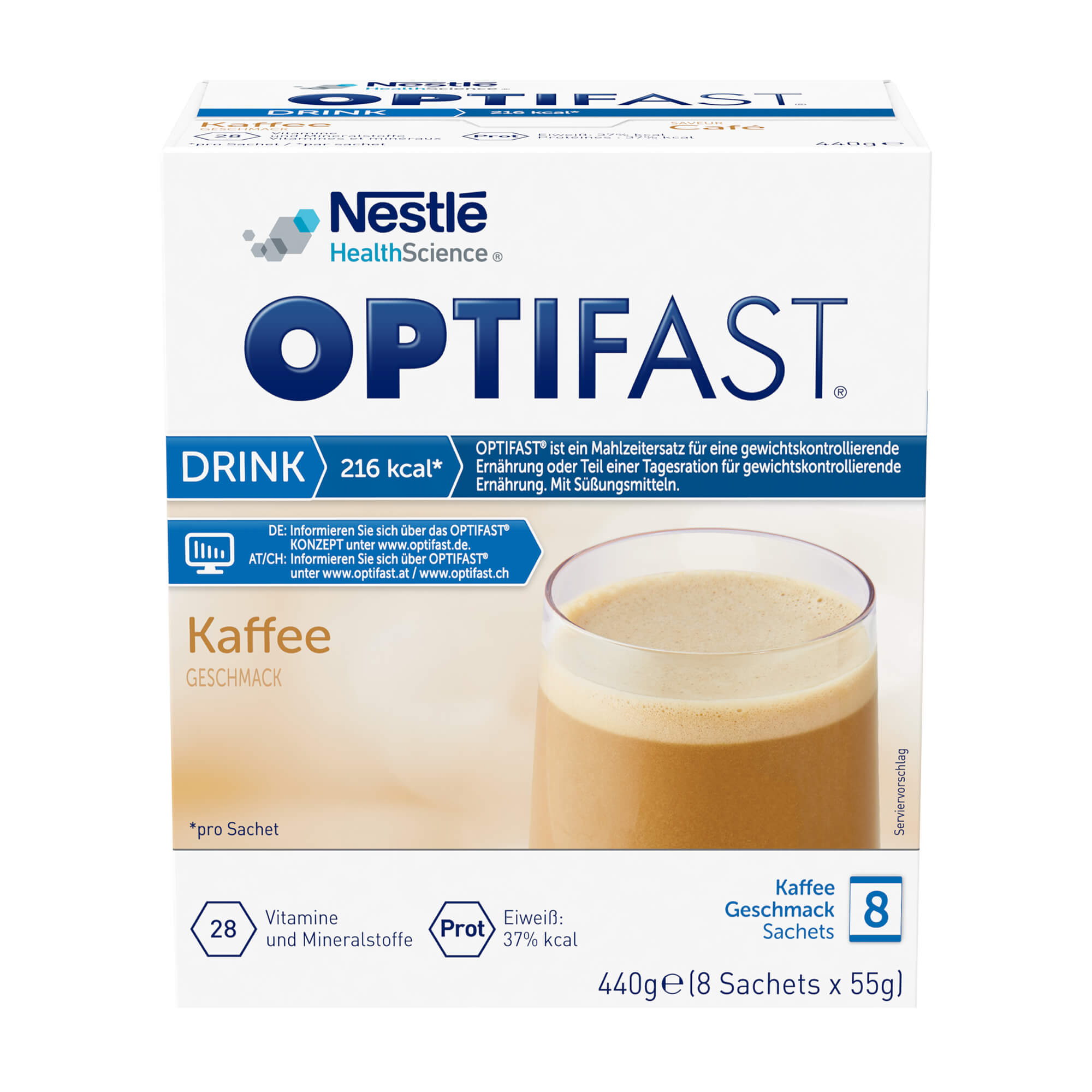 Optifast home Drink Kaffee Pulver