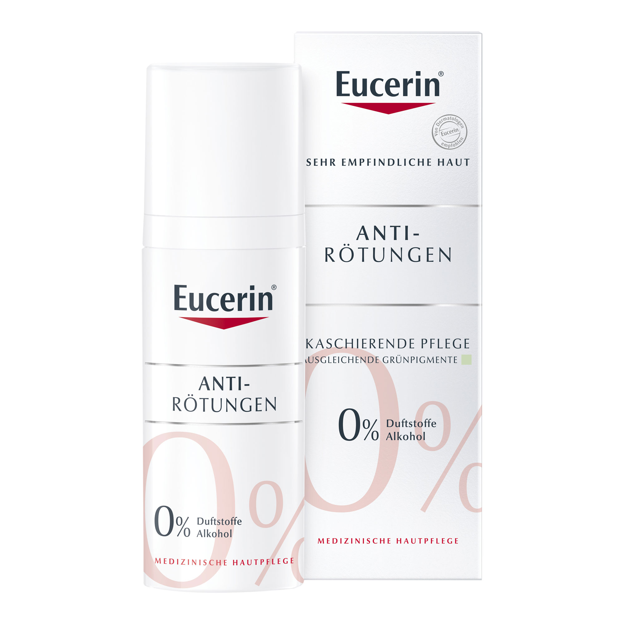 Eucerin Anti-Redness neutralisierende Tagescreme mit grünem Pigment SPF 25 50 ml