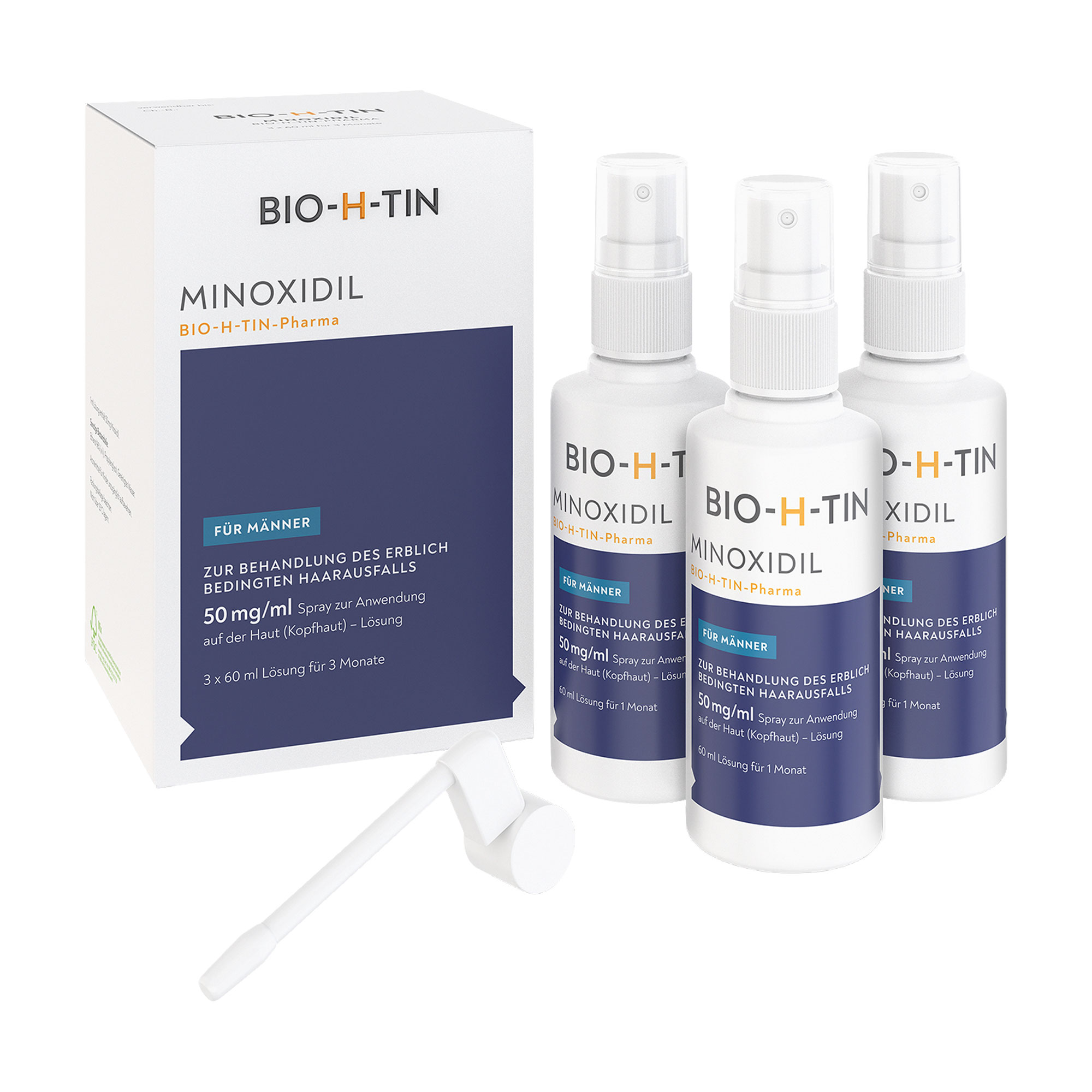 Minoxidil Bio-H-Tin-Pharma 50Mg/Ml Männer Spray - None