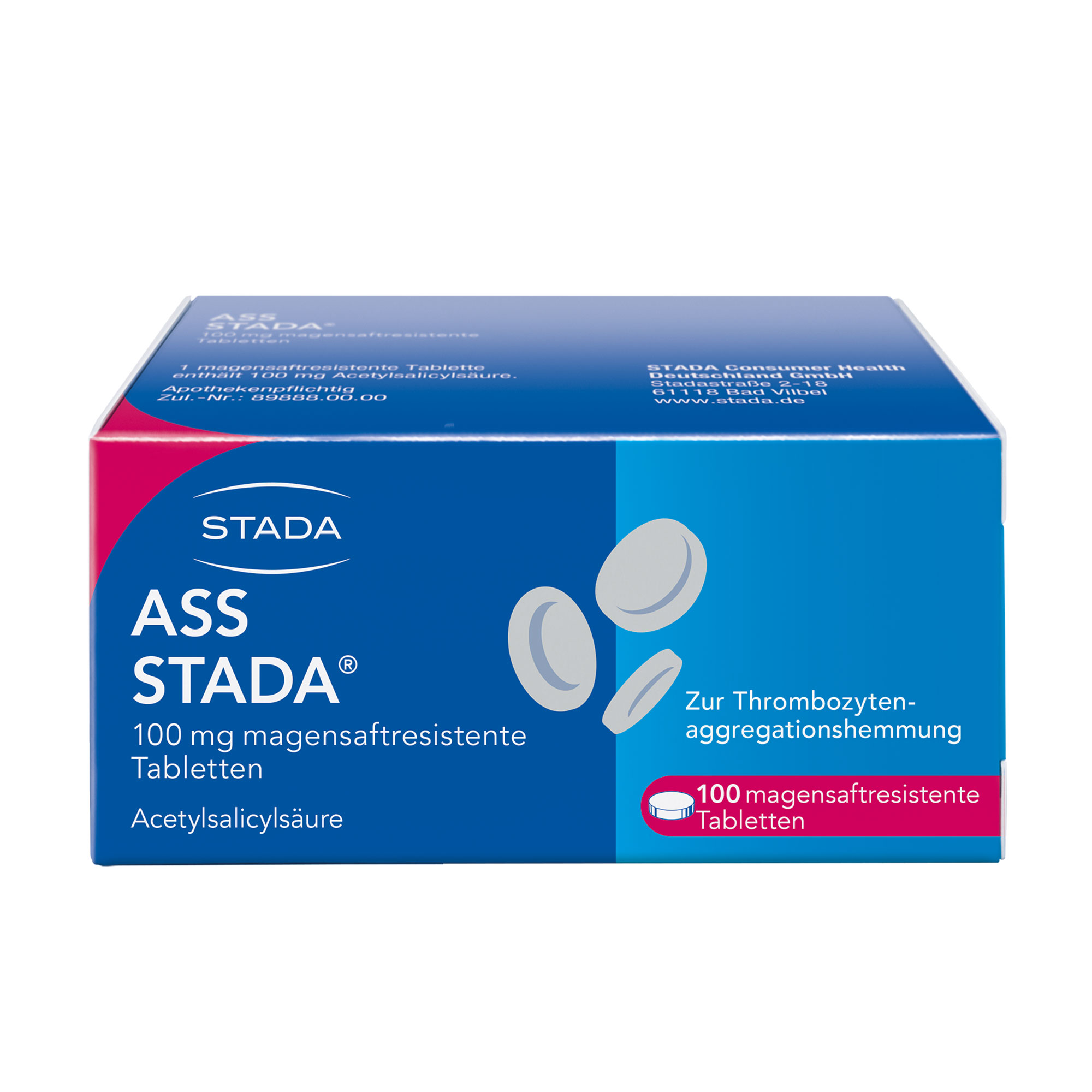 Ass Stada 100 Mg Magensaftresistente Tabletten - None