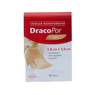 Dracopor Soft Hautfarben 3,8X3,8 Cm Steril - None