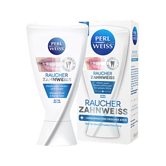 Perl Weiss Bleaching Toothpaste for Smokers Zahnweisser-Zahnpasta für Raucher 50 ml