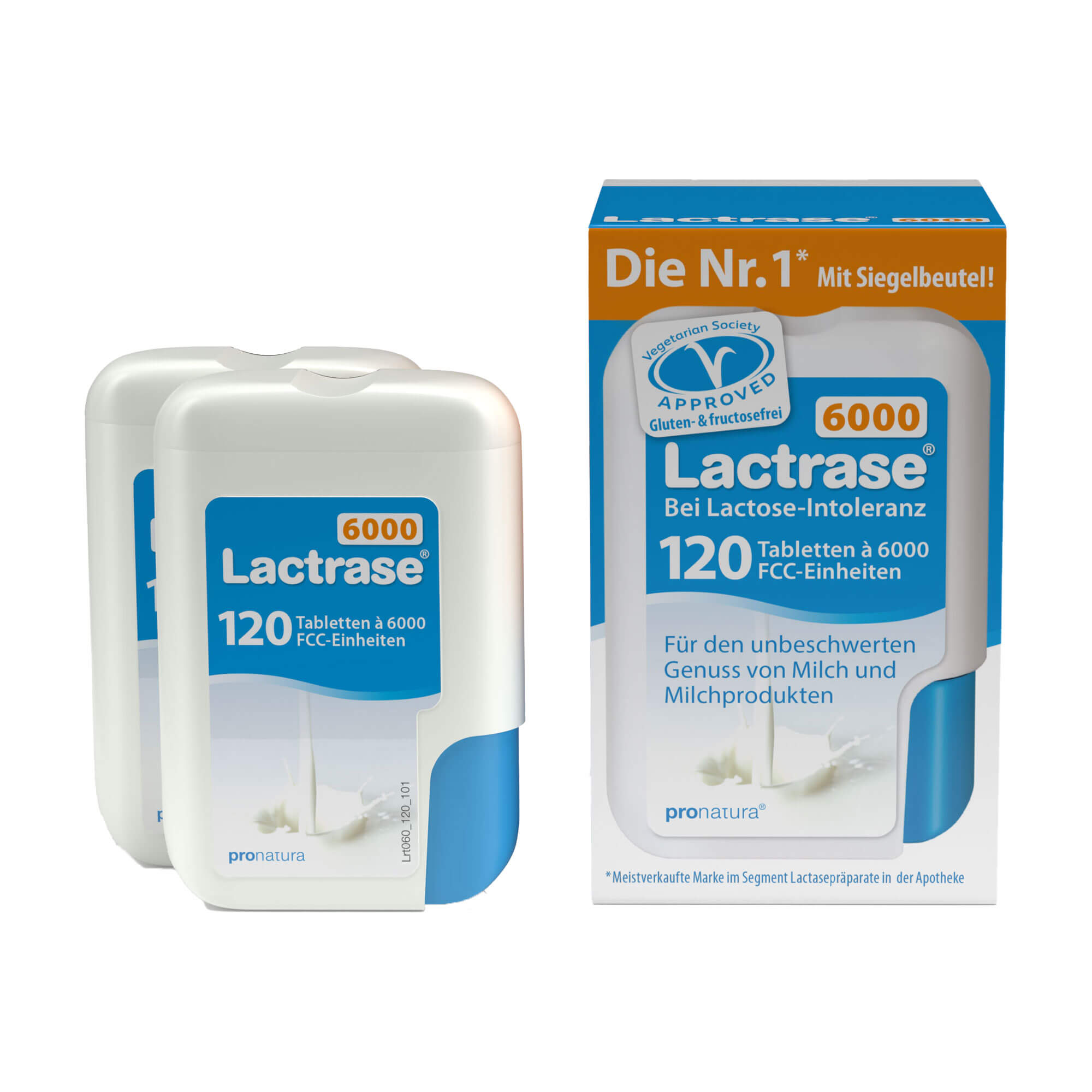 Lactrase 6.000 Fcc Tabletten Im Klickspender Doppelpack - None