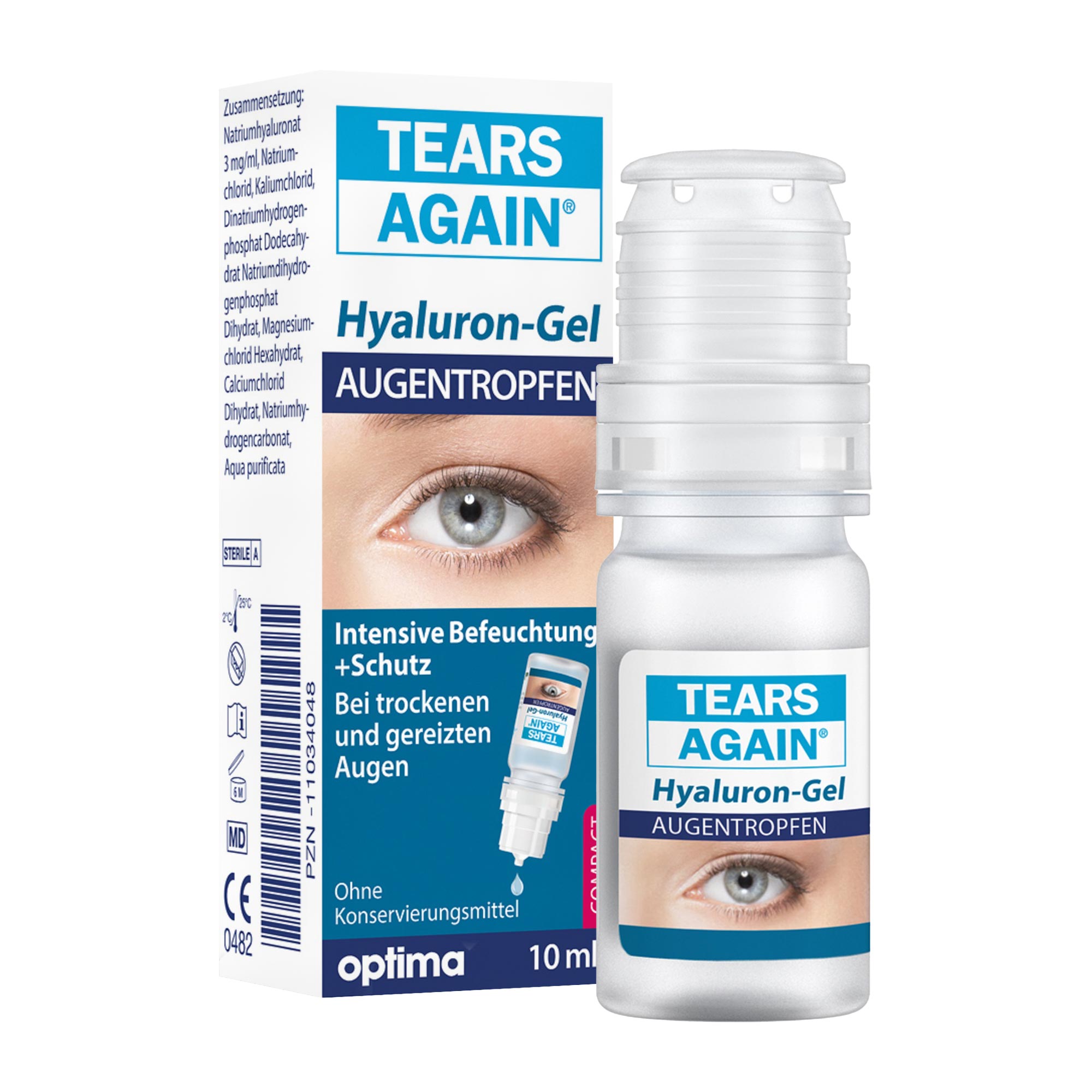 TEARS AGAIN Hyaluron-Gel Augentropfen