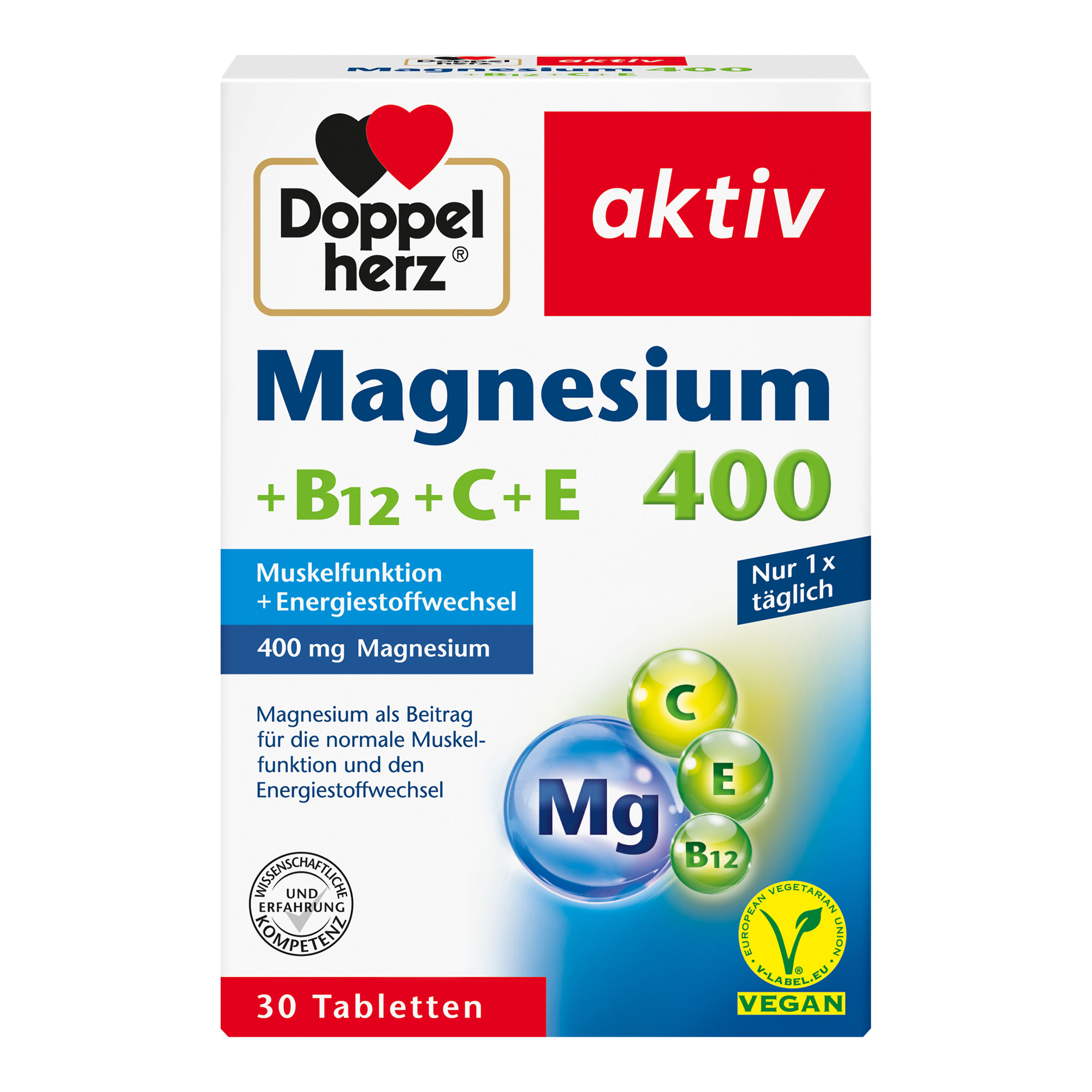 Doppelherz Magnesium 400+B12+C+E Tabletten