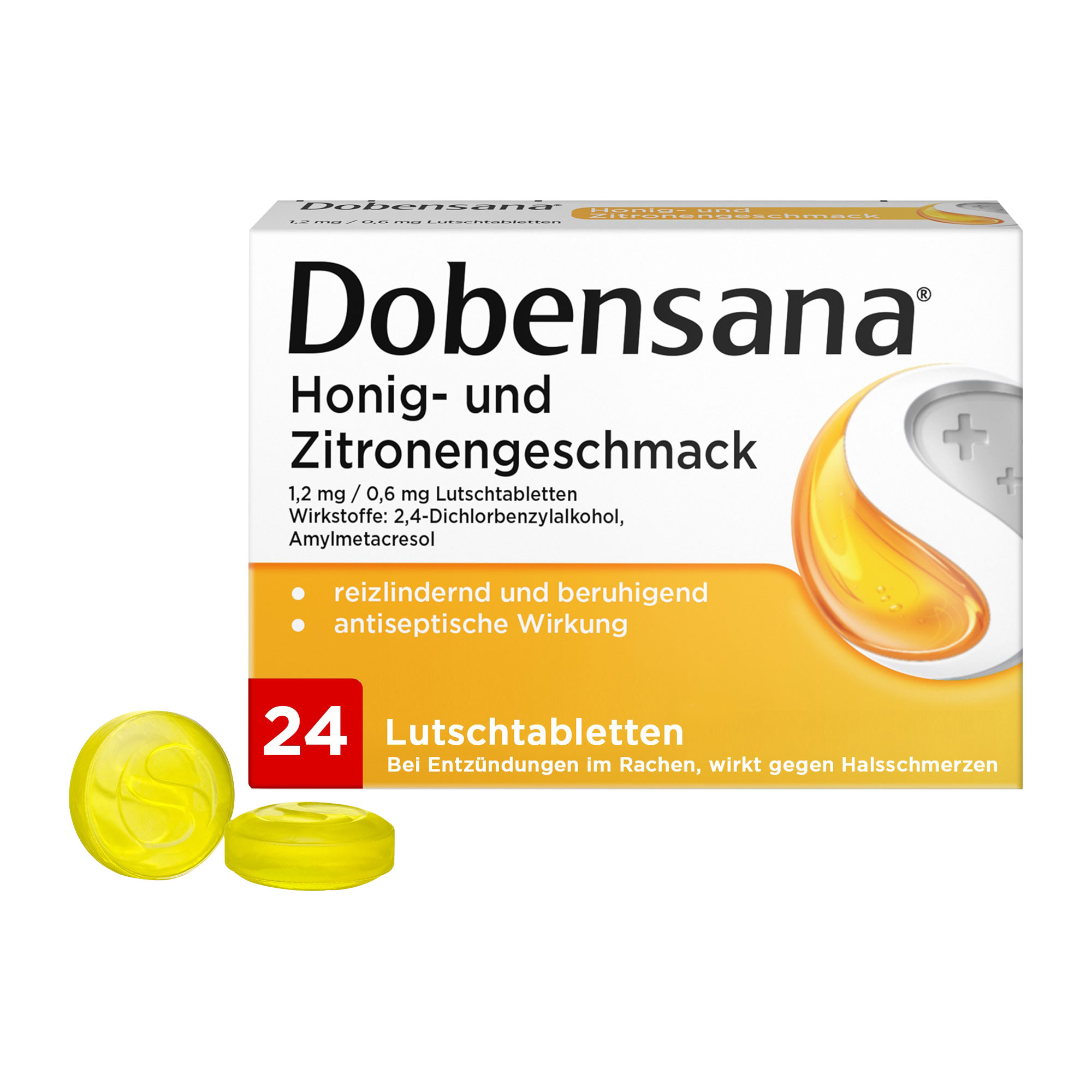 Dobensana Lutschtabletten Honig- und Zitronengeschmack