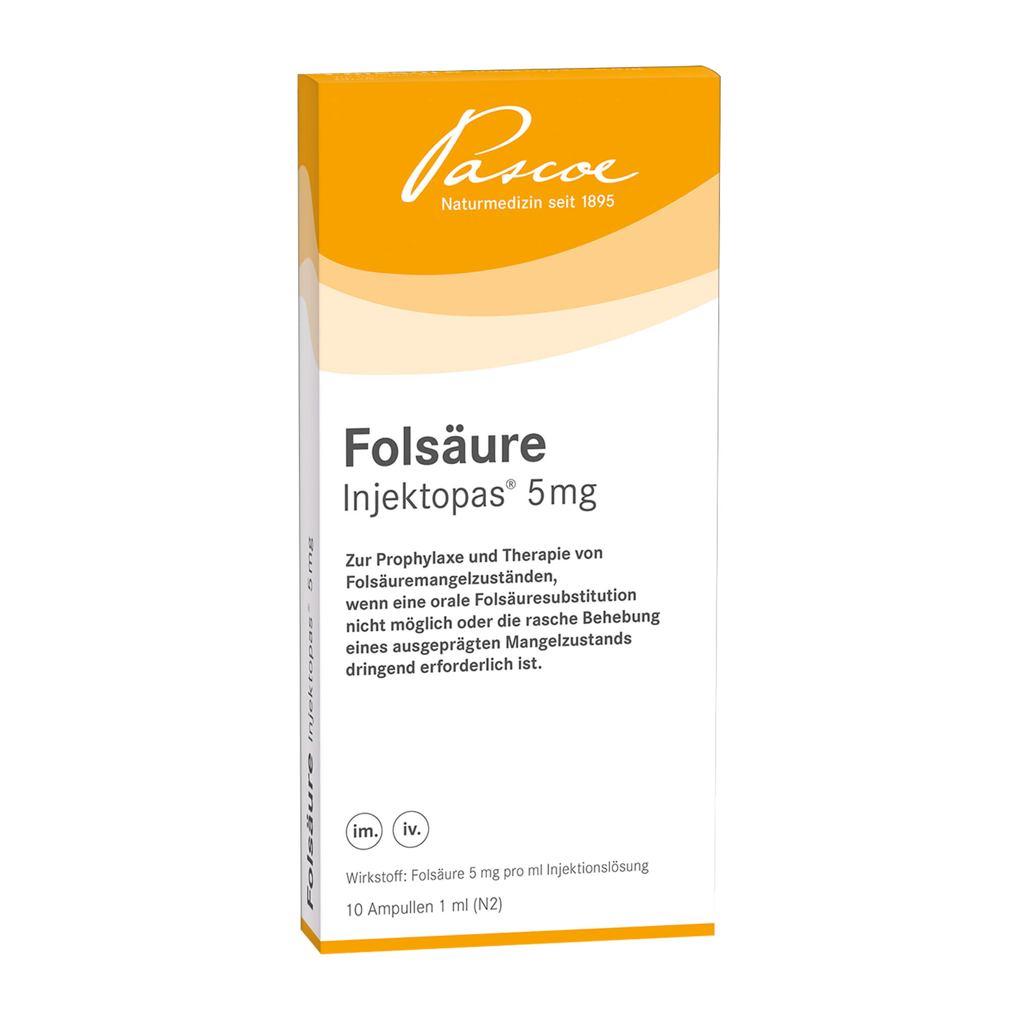 Folsäure Injektopas 5 Mg Injektionslösung - None