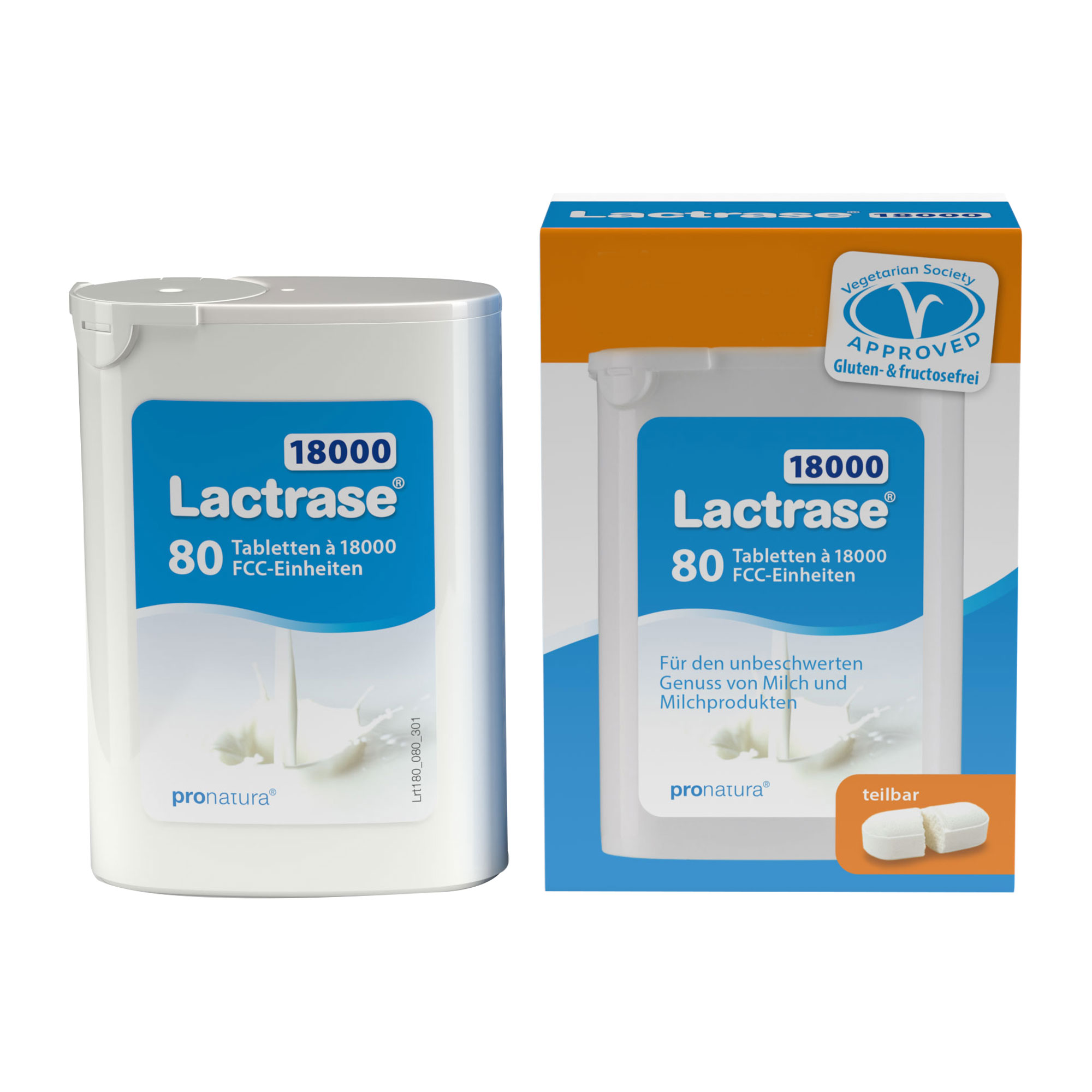 Lactrase 18.000 Fcc Tabletten Im Spender Doppelpack - None