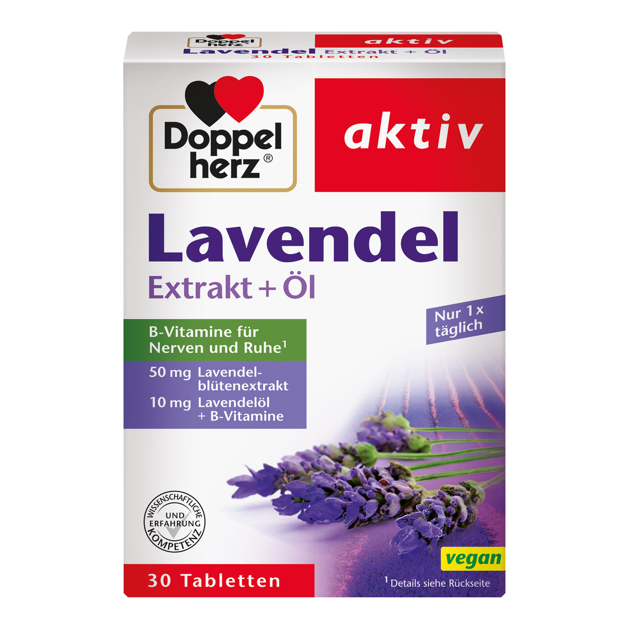 Doppelherz Aktiv Lavendel Extrakt+Öl Tabletten - None