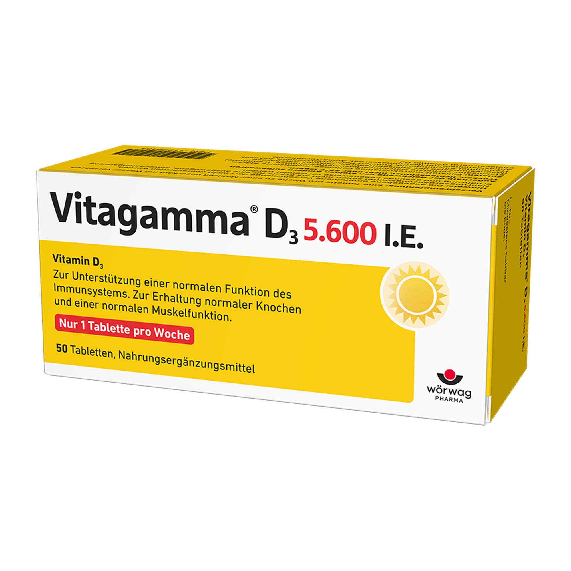 Vitagamma D3 5.600 I.E. Vitamin D3 Tabletten - None