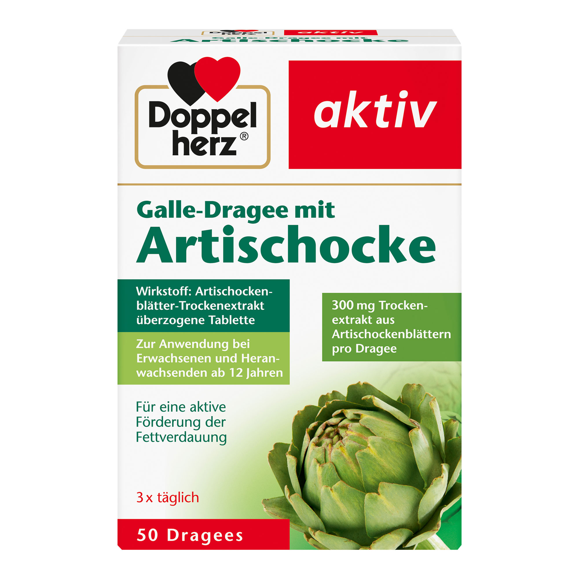 Doppelherz Galle-Dragee Mit Artischocke - None