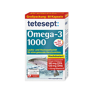 Tetesept Omega-3 1000 Kapseln