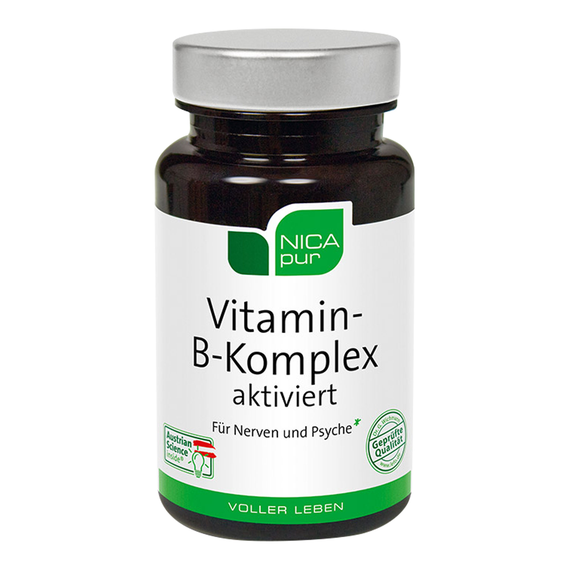 Nicapur Vitamin-B-Komplex Aktiviert Kapseln - None