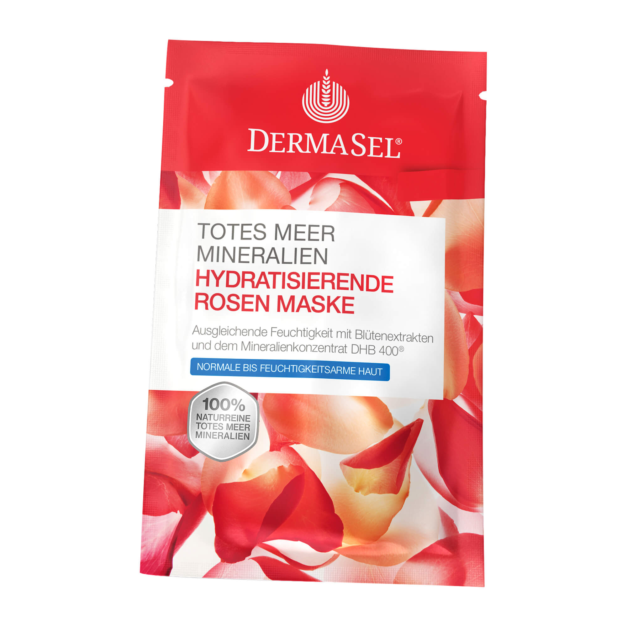 Dermasel Spa Totes Meer Hydratisierende Rosen Maske