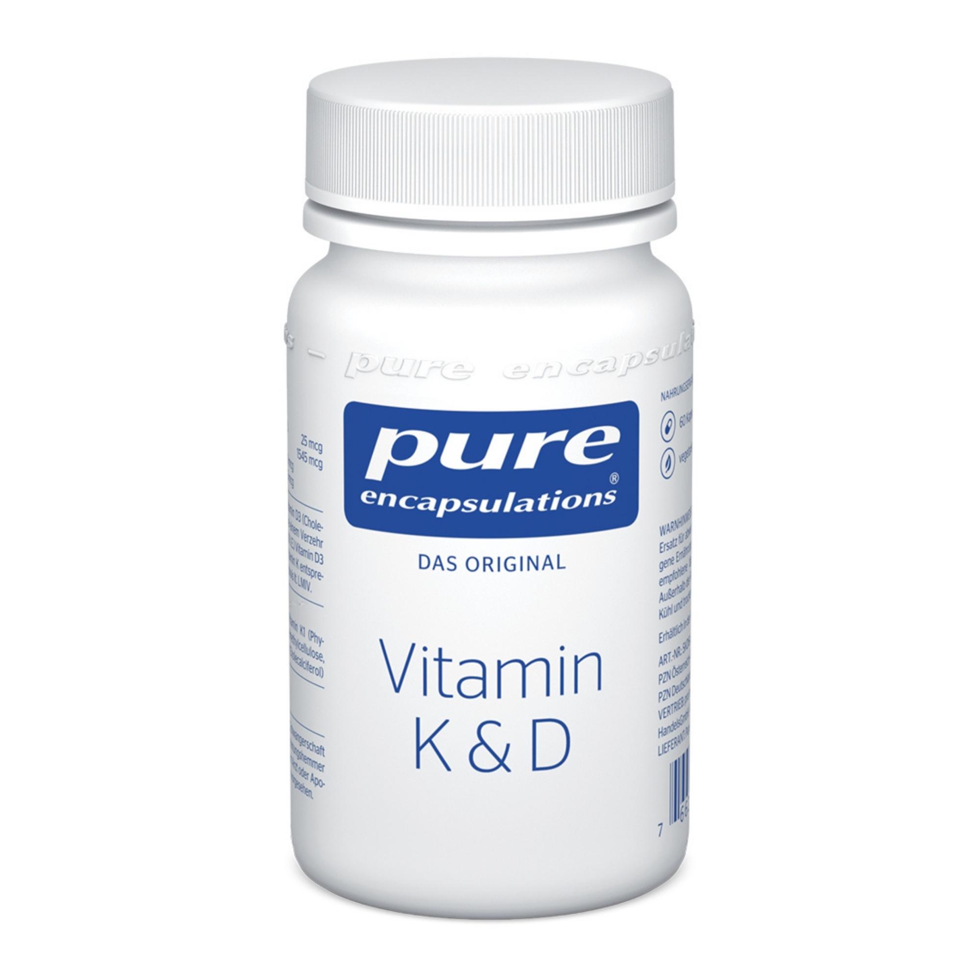 Pure Encapsulations Vitamin K & D Kapseln - None