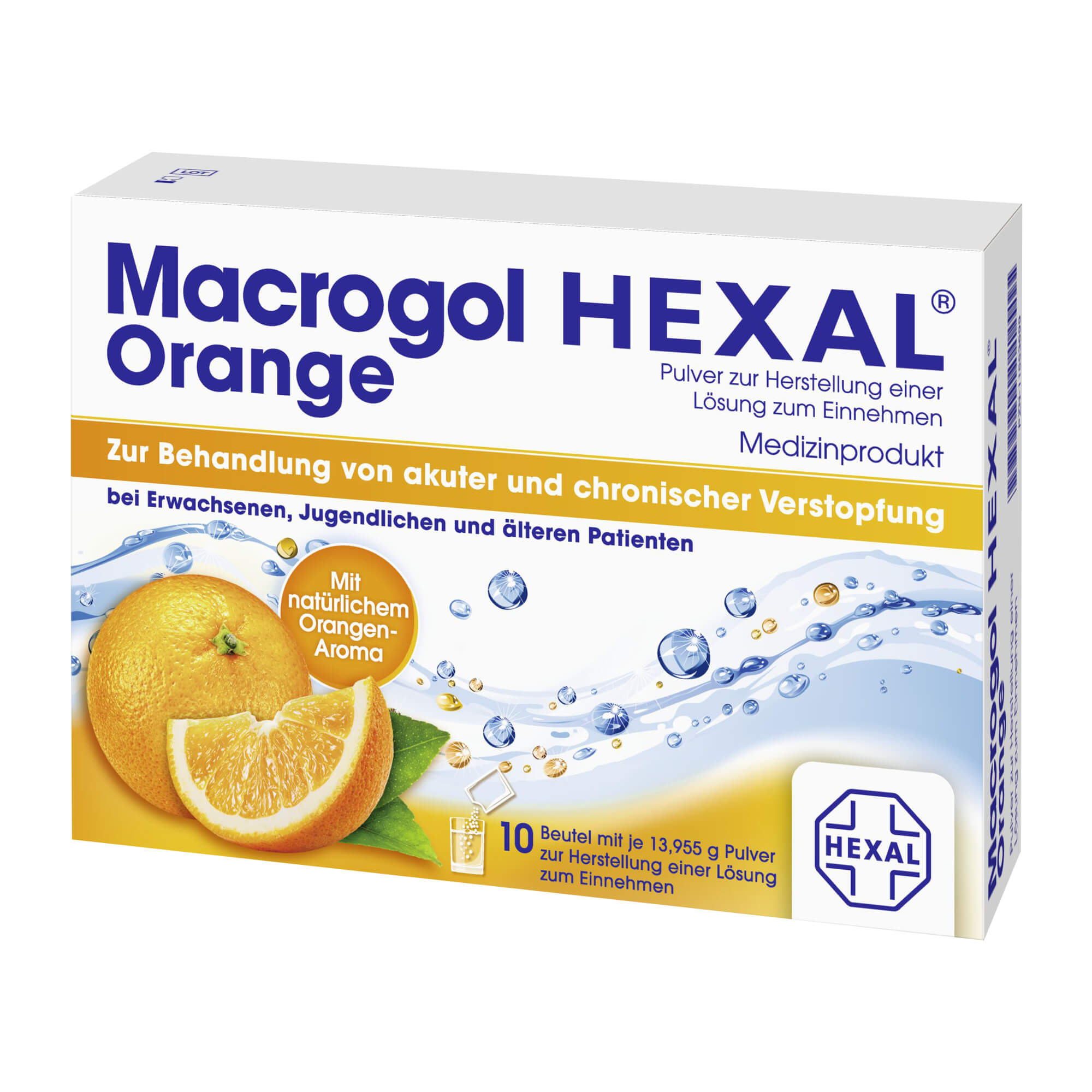 Macrogol Hexal Orange Pulver Zum Herstellen Einer Lösung - None