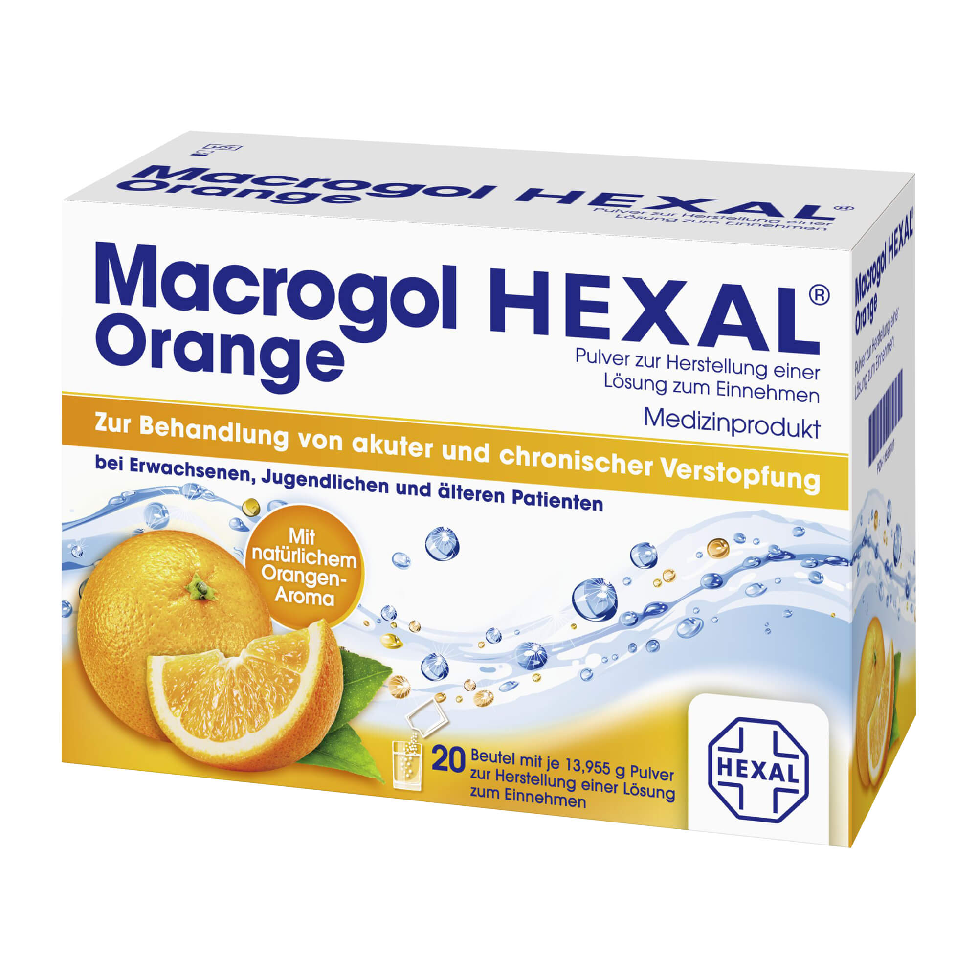 Macrogol Hexal Orange Pulver Zum Herstellen Einer Lösung - None